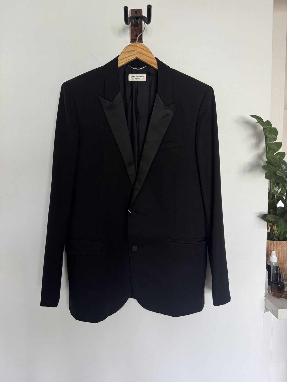Saint Laurent Paris FW13 Peaked Le Smoking Rare 2 Button Size 52R - 1 Thumbnail