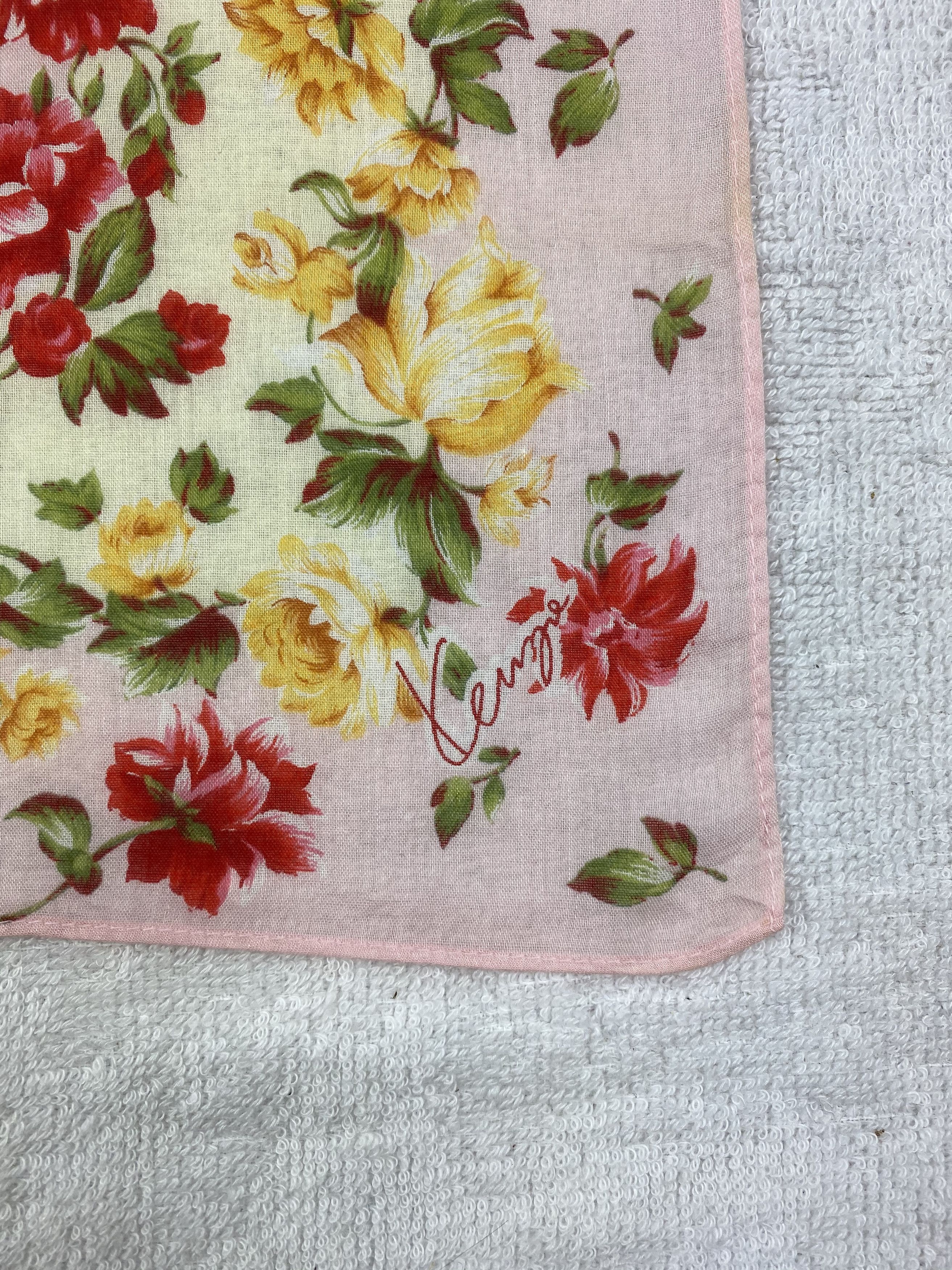 Kenzo × Vintage Kenzo Floral Handkerchief / Bandana / Neckerchief Size ONE SIZE - 5 Thumbnail