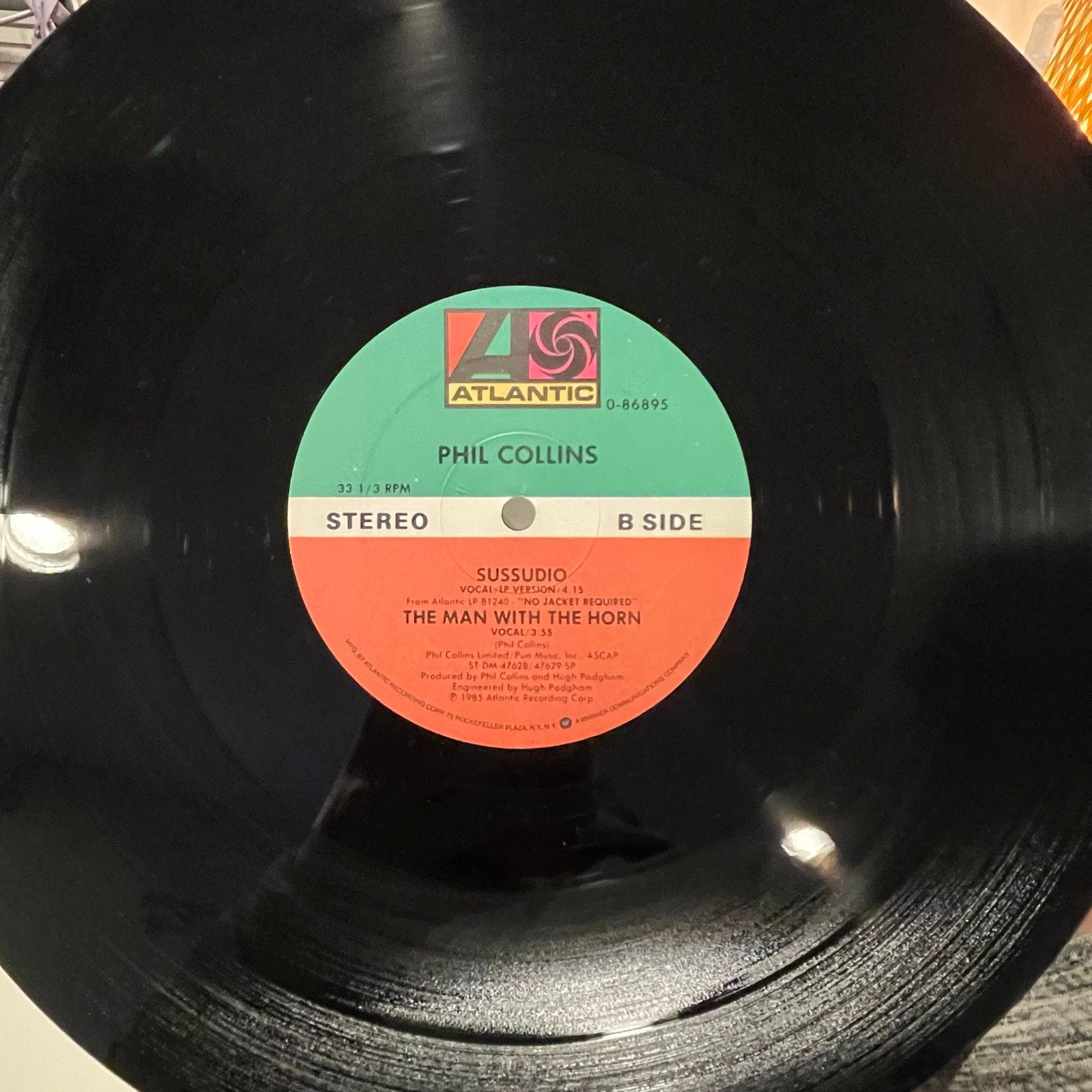 INTENTIONALLY BLANK Phil Collins - Sussudio 12" Vinyl Record vintage 80s pop Size ONE SIZE - 3 Thumbnail