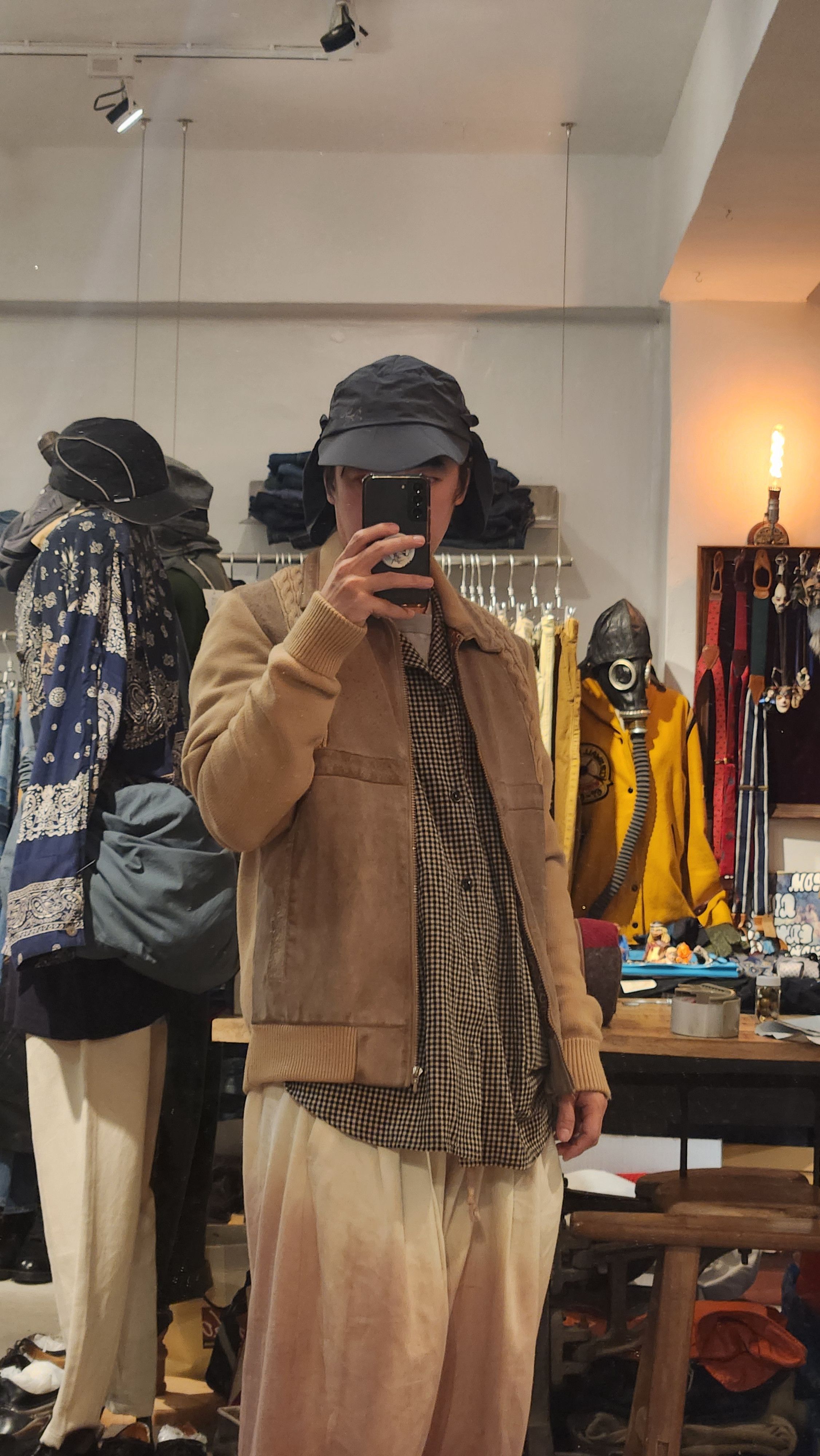 Number (N)ine Number (N)ine 03A/W Card Peroid Suede Learher Knit Jacket Size US M / EU 48-50 / 2 - 9 Thumbnail