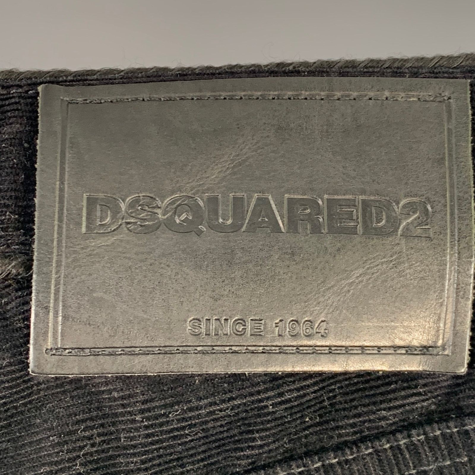 Dsquared2 DSQUARED2 Black Corduroy Cotton Button Fly Casual Pants Size US 32 / EU 48 - 3 Thumbnail