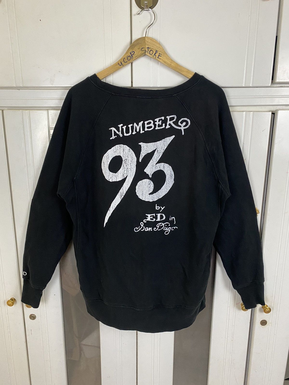 Ed Hardy × Vintage Vintage Ed Hardy Sweatshirt Size US XL / EU 56 / 4 - 2 Thumbnail