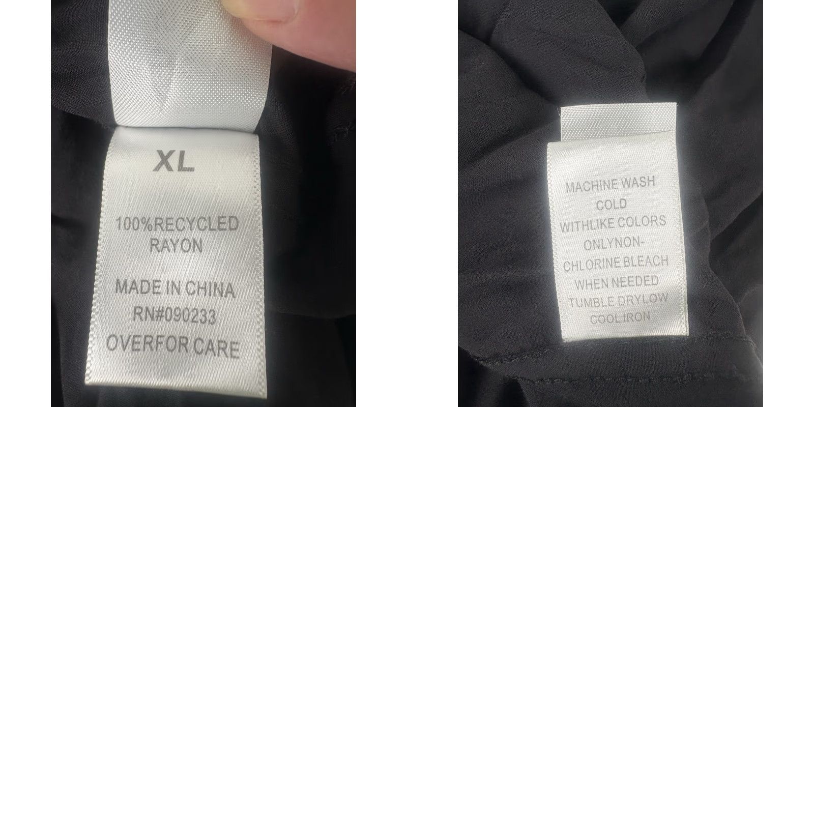 Pacsun VINTAGE Pac Sun Men's Button-Up Shirt Casual Travel Workwear Short Sleeve 100% Recycled Rayon XL Black Size US XL / EU 56 / 4 - 8 Thumbnail