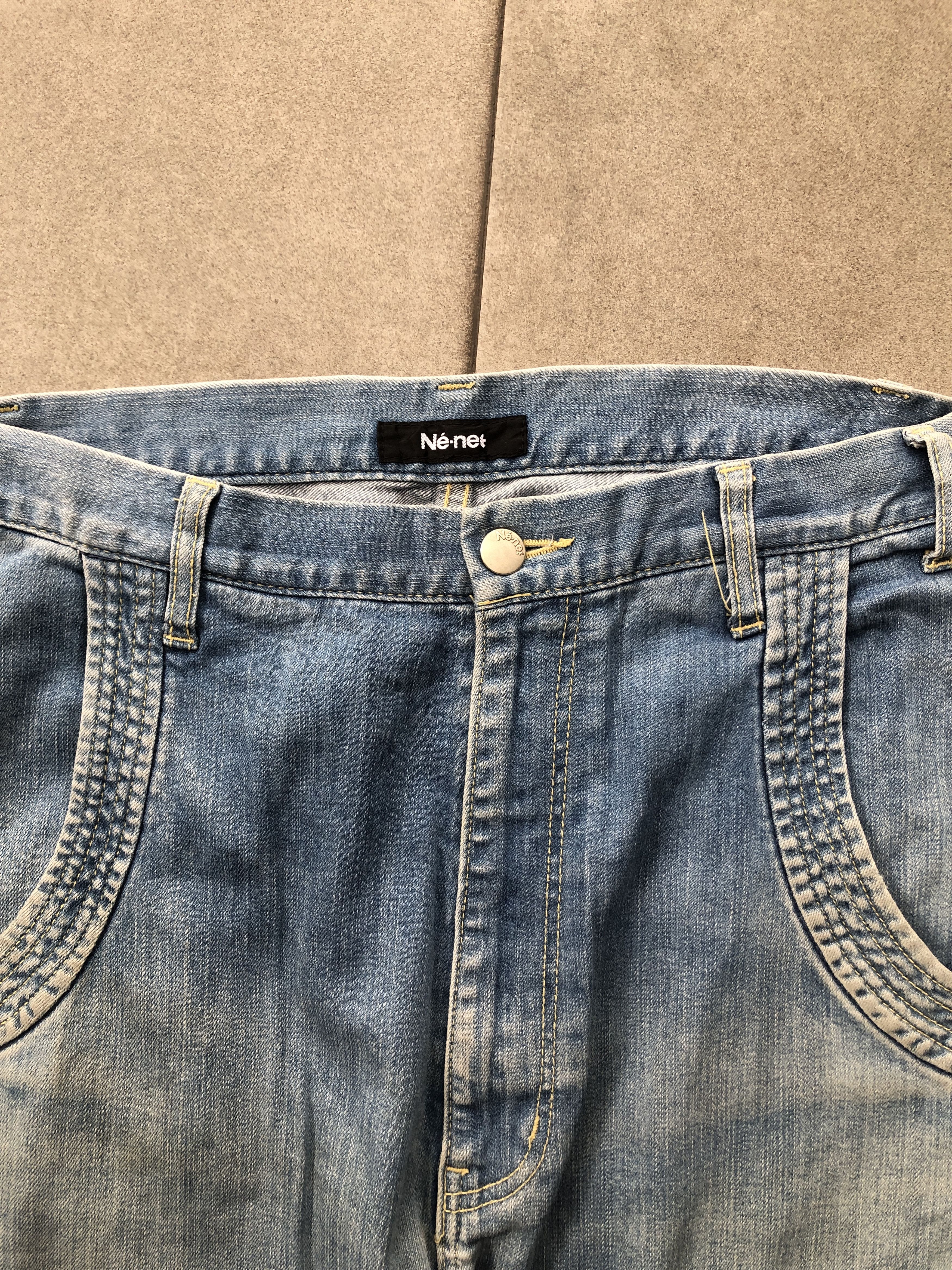 Ne-Net Archive Ne-net by Issey Miyake Character Embroidery Denim Size 30" / US 8 / IT 44 - 3 Thumbnail