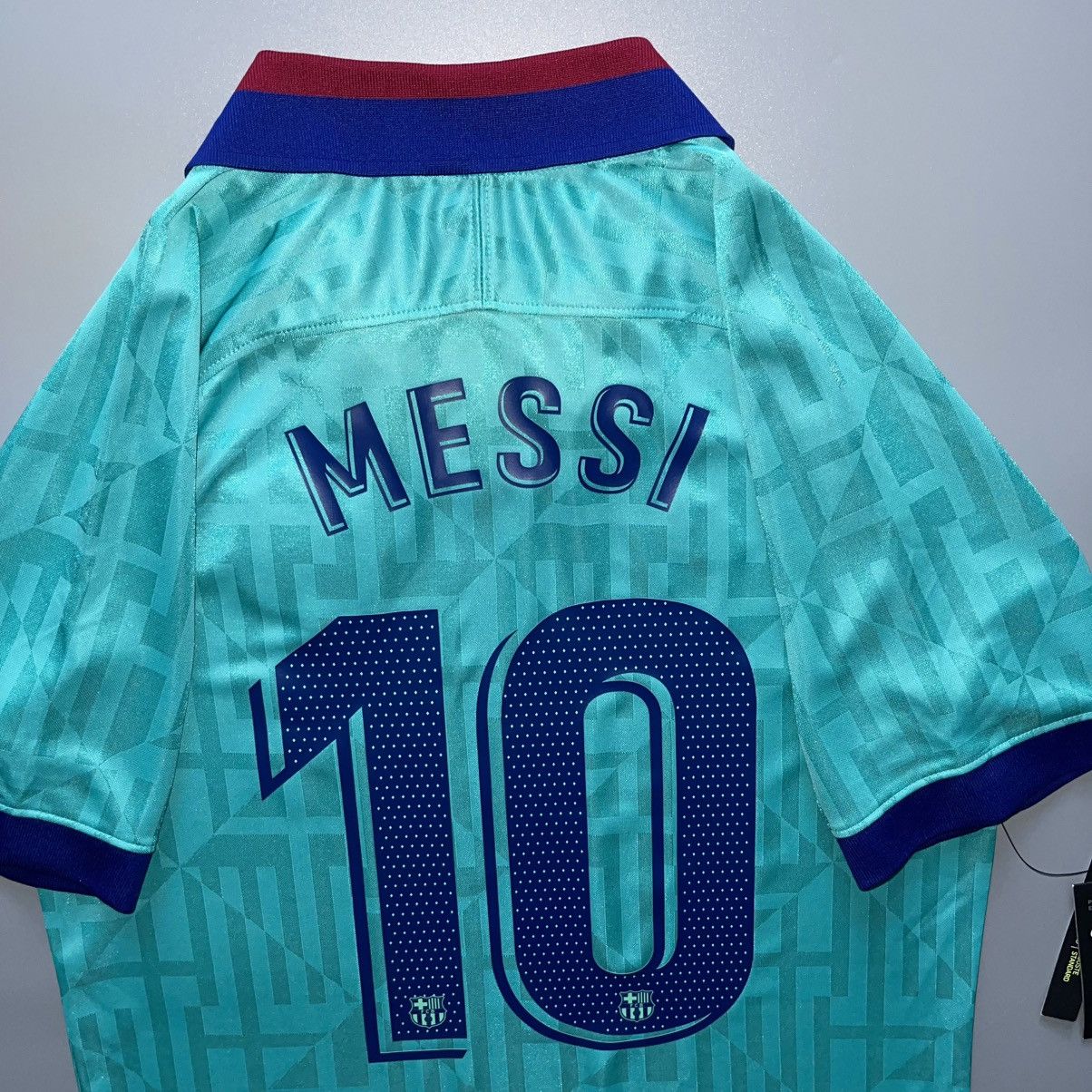 Nike × Vintage NWT BARCELONA NIKE 2019/2020 FOOTBALL THIRD JERSEY #10 MESSI Size US S / EU 44-46 / 1 - 7 Thumbnail