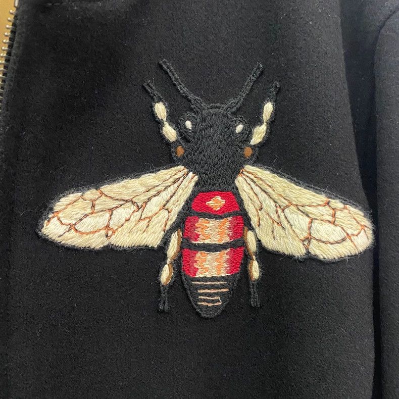 Gucci Gucci Little Bee Classic Baseball Uniform jacket 2502-Nexta Size US M / EU 48-50 / 2 - 3 Thumbnail