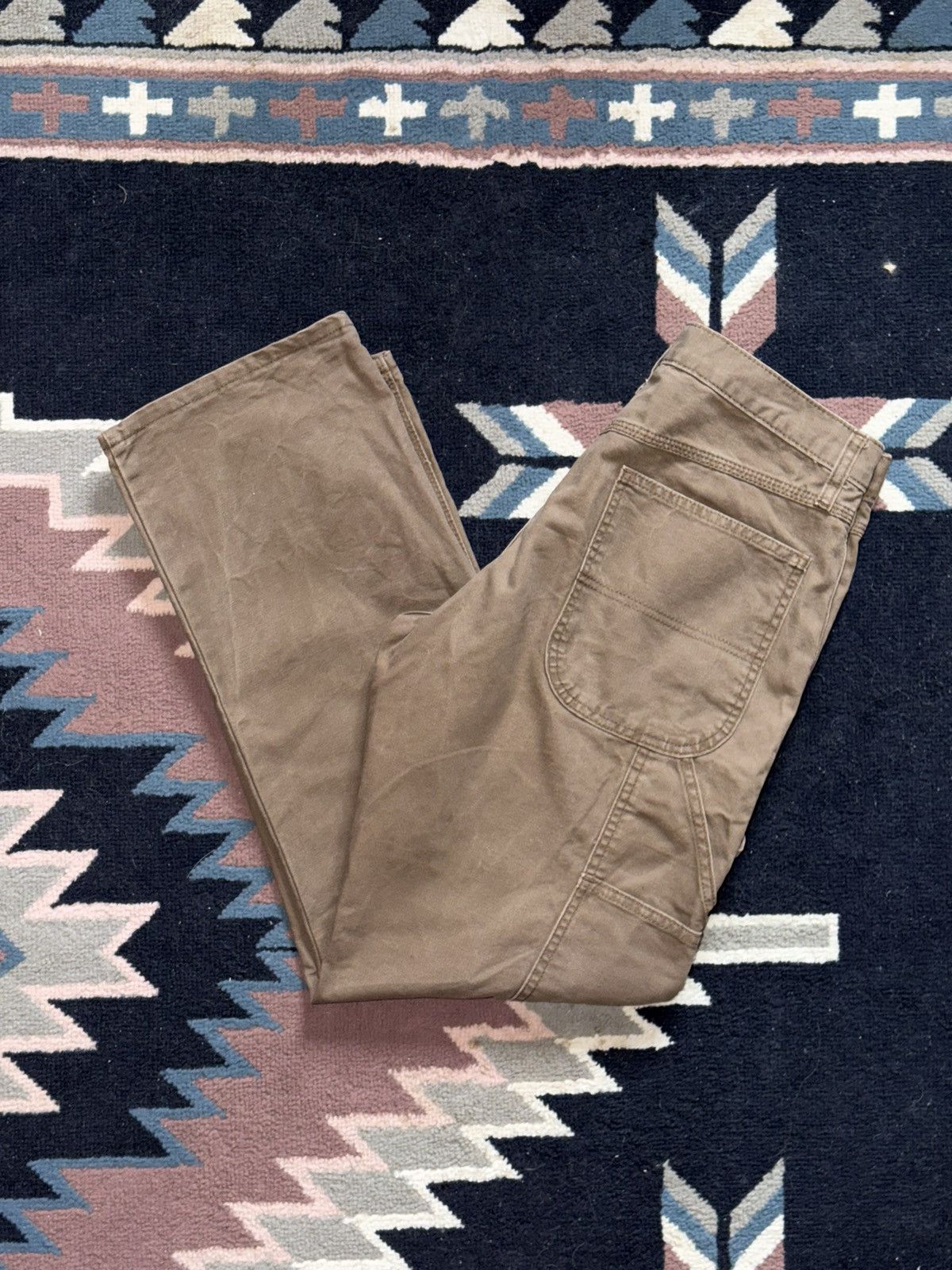 Rustler Rustler Painter’s / Carpenter Pants – Brown – 30x30 Size US 30 / EU 46 - 1 Thumbnail