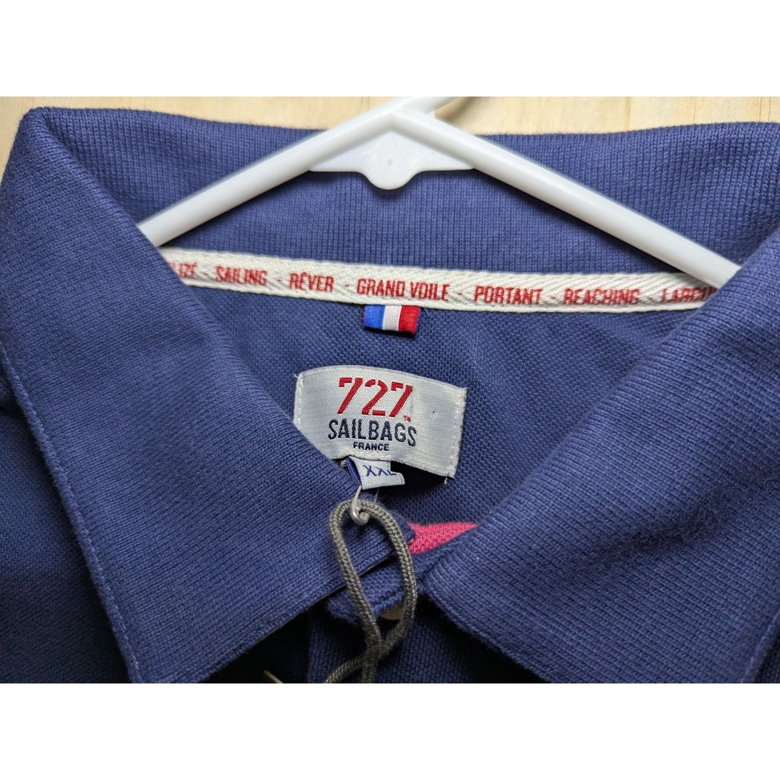 Other 727 Sailbags Men's XXL Polo Shirt Recycled Sailcloth Cotton Size US XXL / EU 58 / 5 - 5 Thumbnail