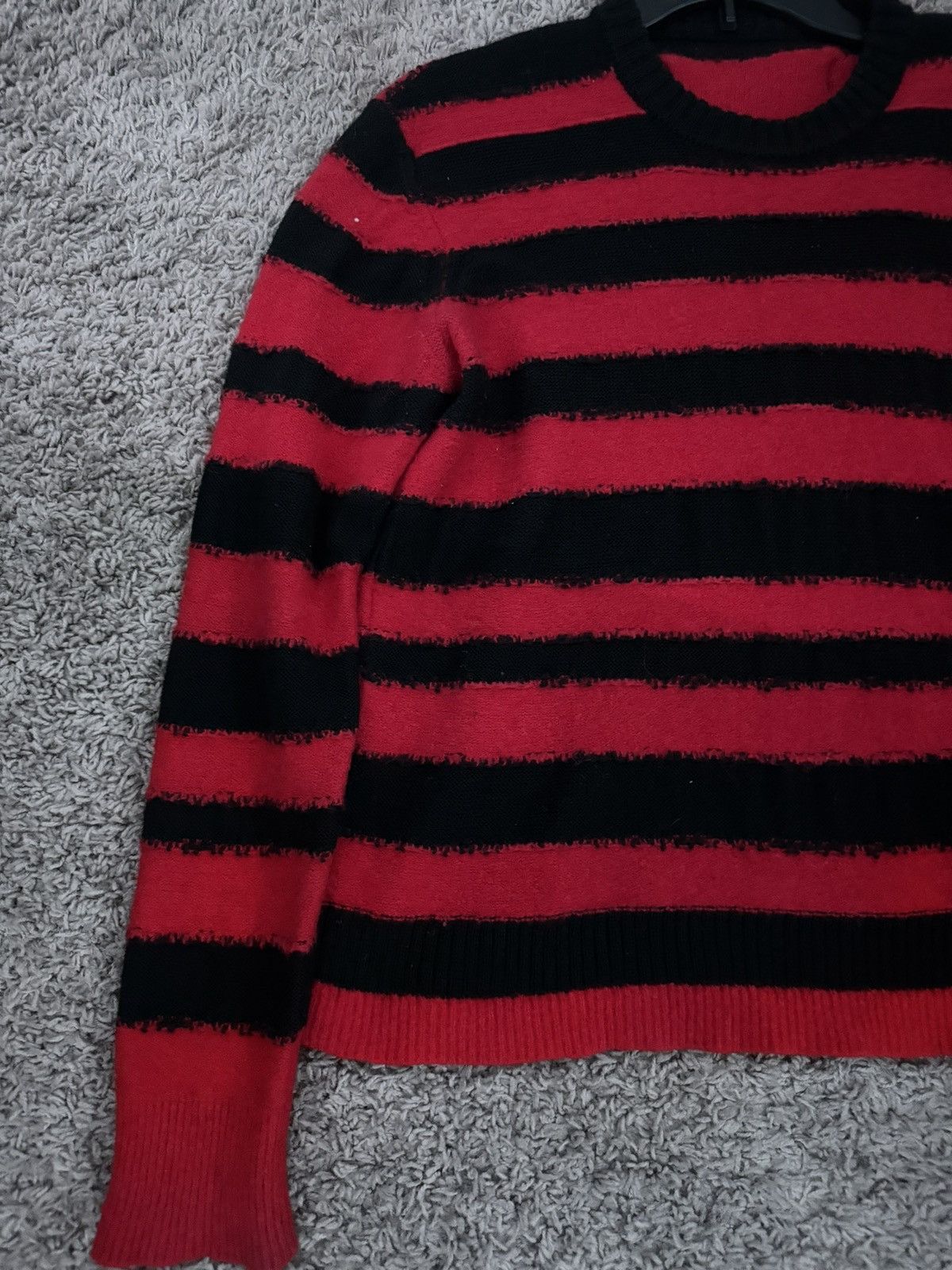 Diesel red and black stripped diesel sweater Size US S / EU 44-46 / 1 - 2 Thumbnail