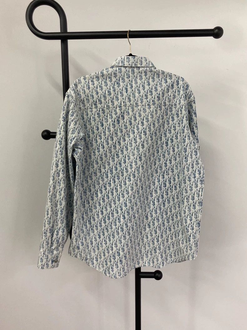 Dior Dior Blue old flower denim shirt Size US XXS / EU 40 - 3 Thumbnail