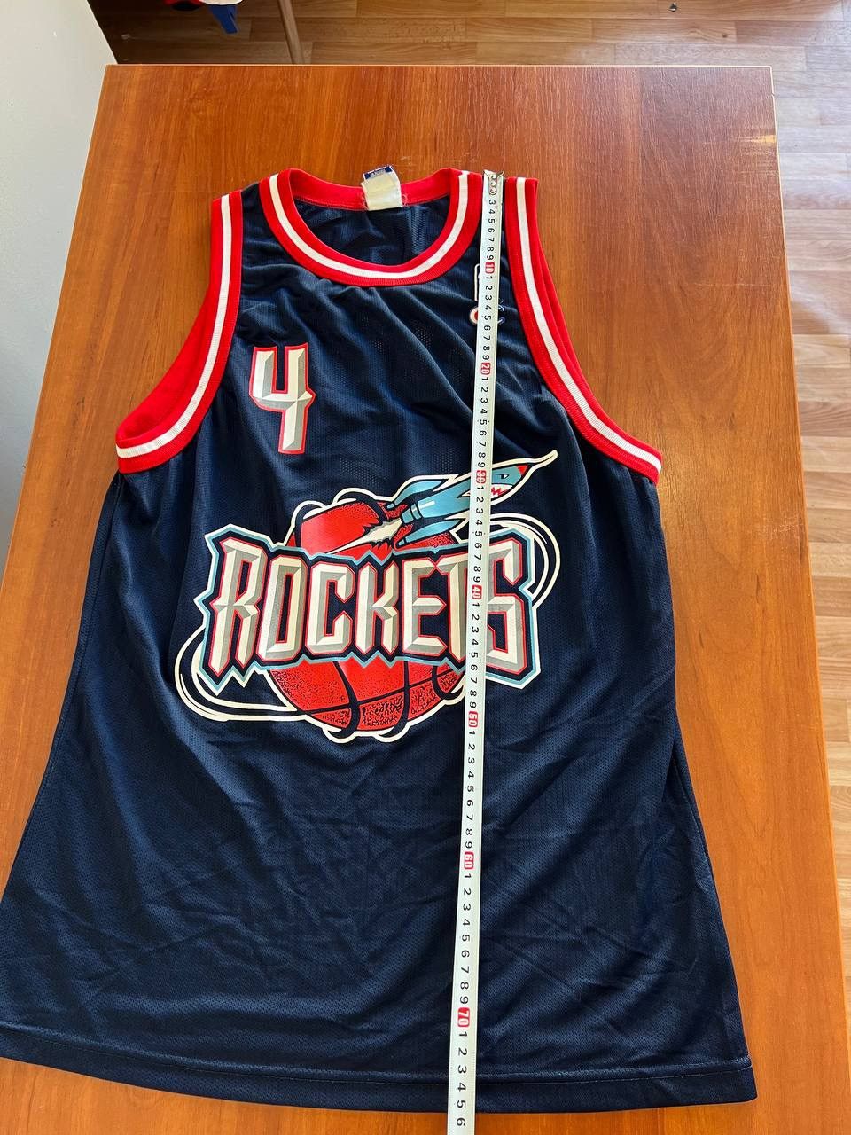NBA 90’S HOUSTON ROCKETS #4 BARKLEY BASKETBALL CHAMPION JERSEY Size US M / EU 48-50 / 2 - 14 Thumbnail