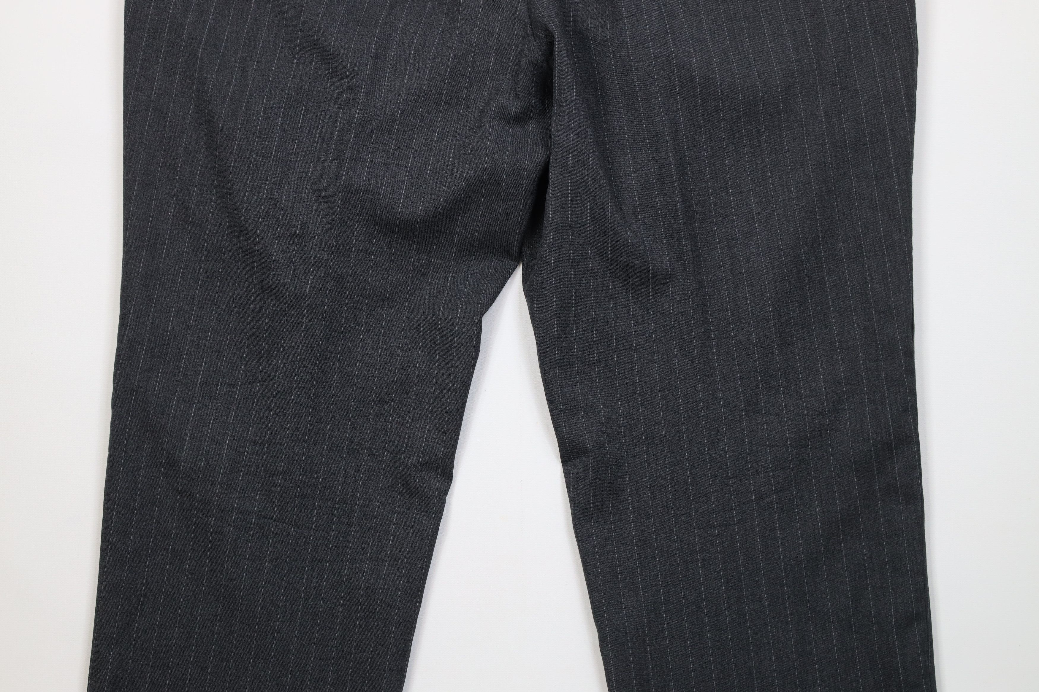 Vintage Vintage 90s Y2K Streetwear Pinstriped Wide Leg Chino Pants Size US 44 / EU 60 - 13 Thumbnail