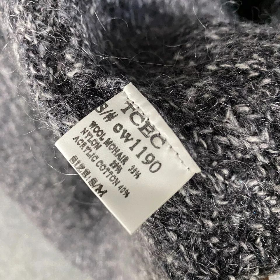 Other TCEC Cardigan Women's S/M Knitted Gray Wool Blend Adults Size S / US 4 / IT 40 - 4 Thumbnail