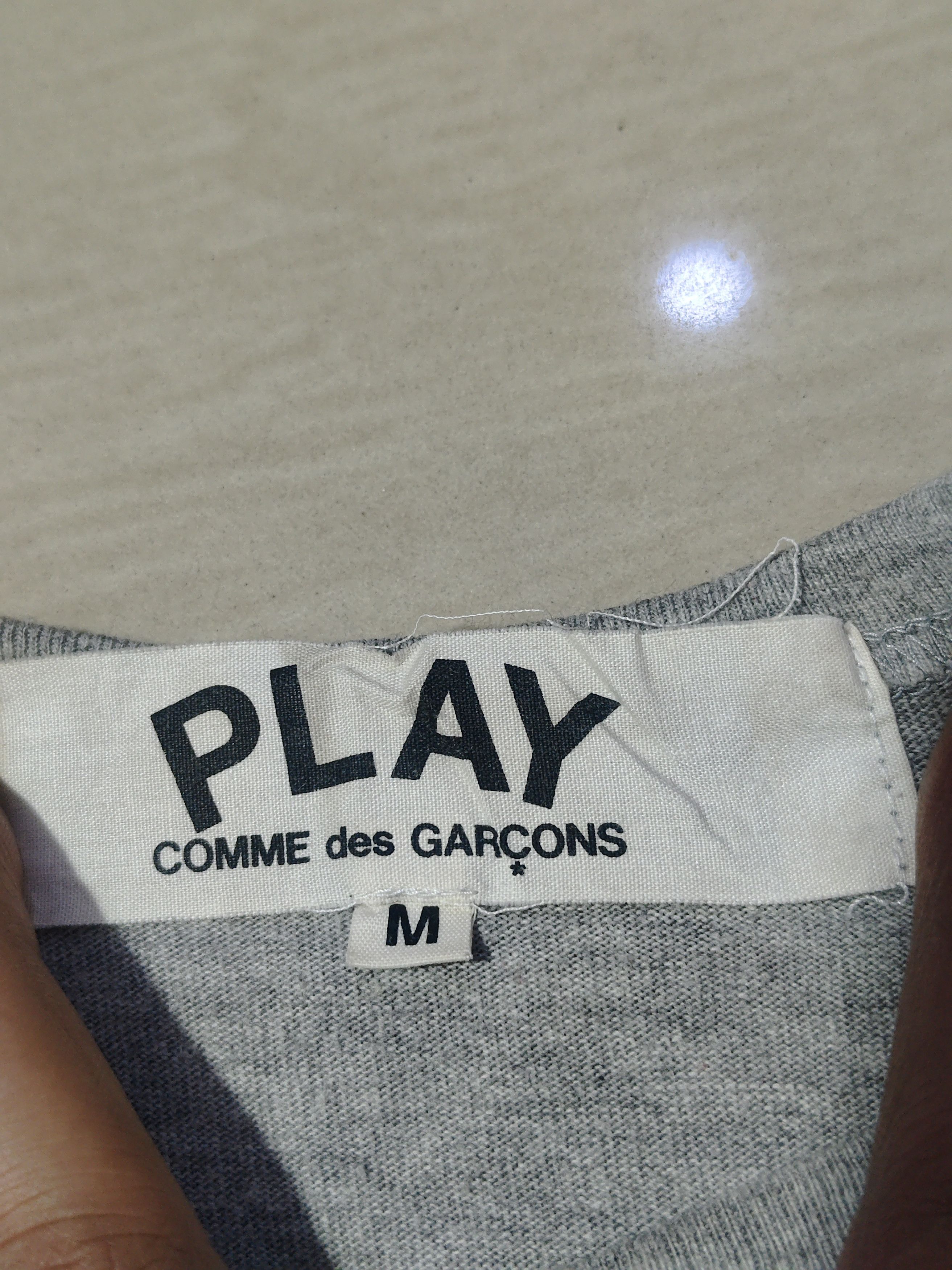 Comme des Garcons PLAY Comme des Garcons Play CDG White T-shirt Size US M / EU 48-50 / 2 - 6 Thumbnail