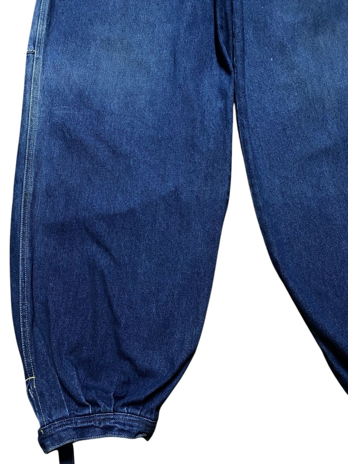 Japanese Brand Work Wear Japanese Brand Style Gin Wash Super Baggy Jeans Size US 37 - 5 Thumbnail