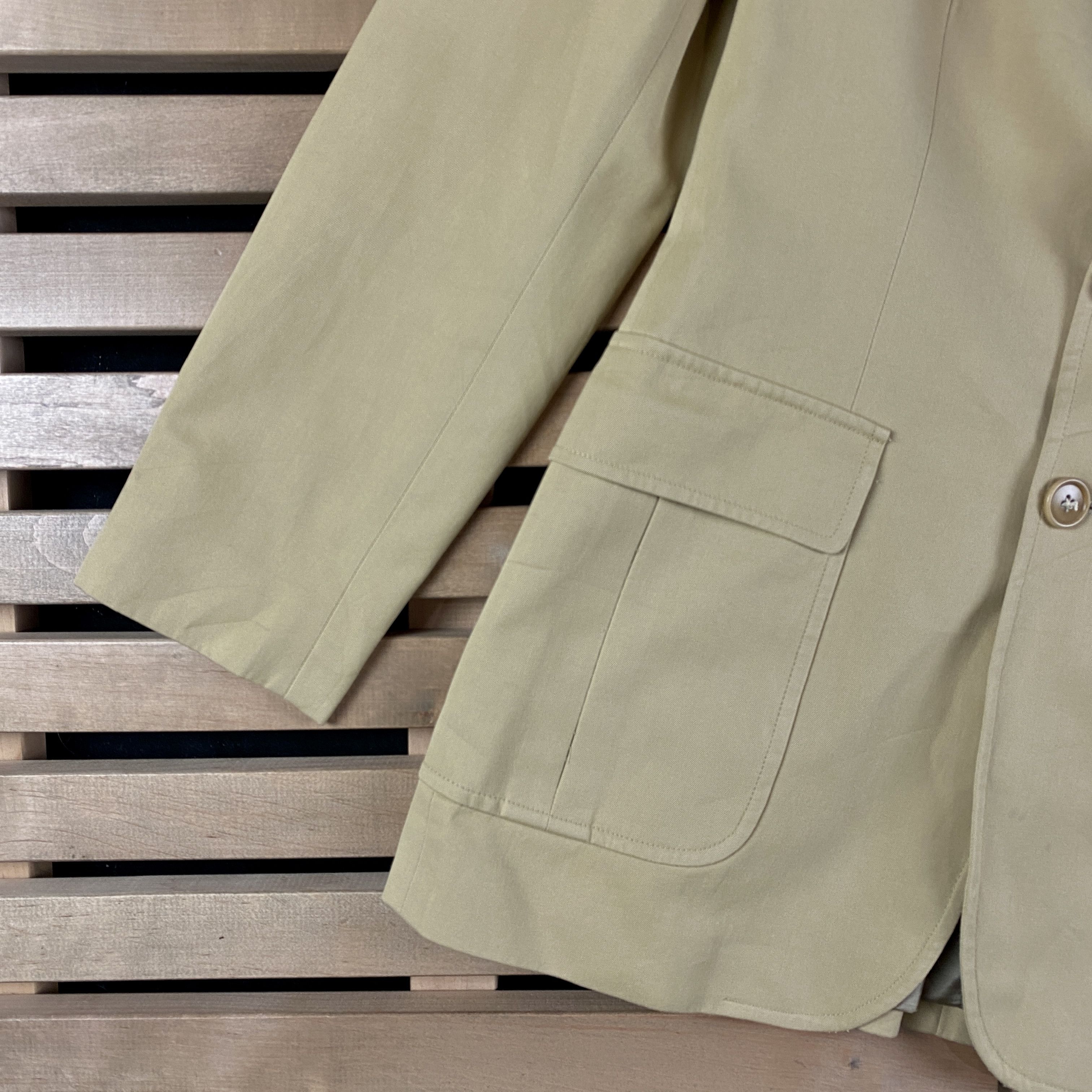 Polo Ralph Lauren × Ralph Lauren Womens Blazer Jacket Ralph Lauren Black Label Size 6 Cotton Size M / US 6-8 / IT 42-44 - 3 Thumbnail