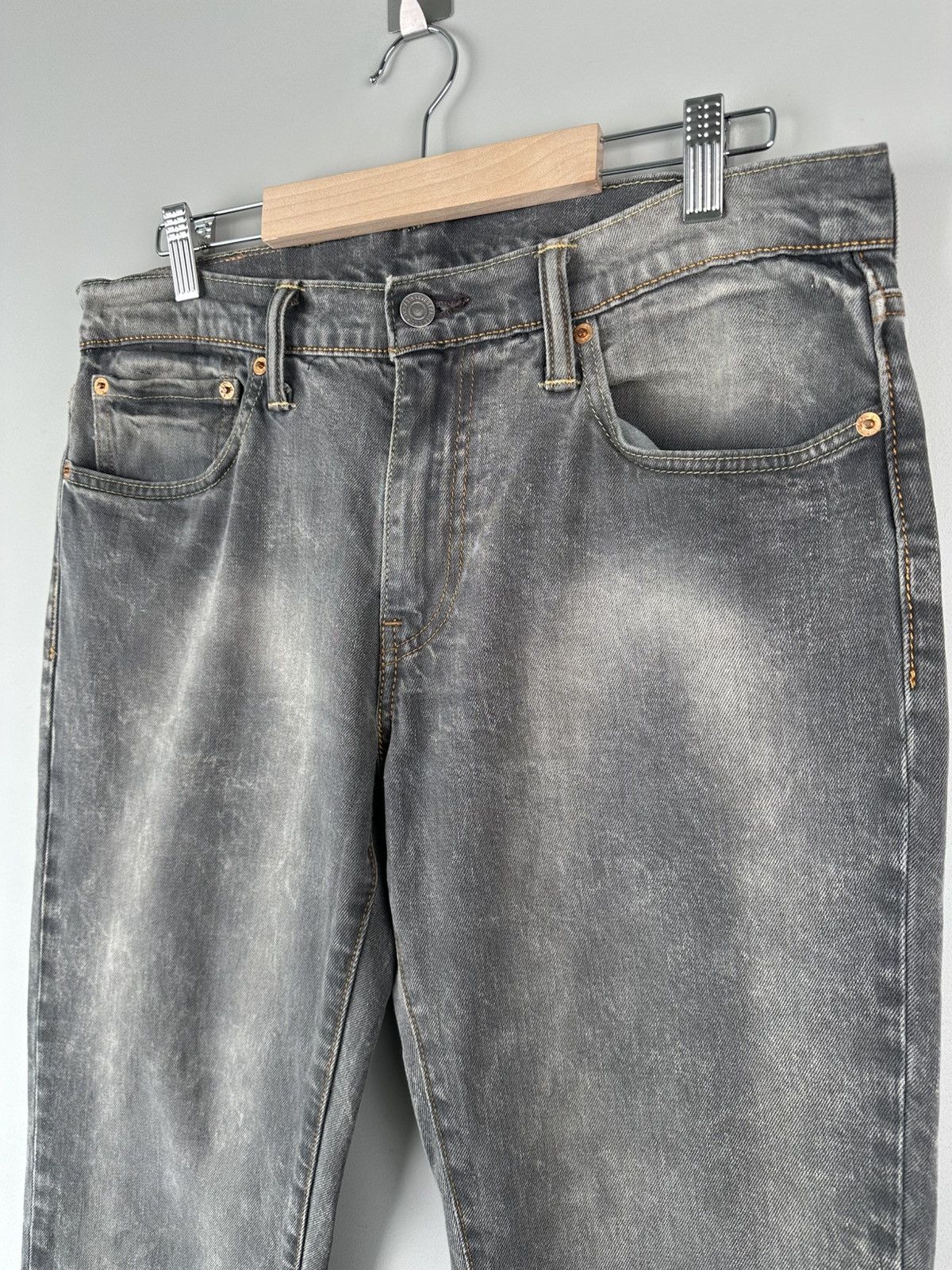 Levi's Levis 511 Garment Dyed Distressed Denim Jeans Size US 32 / EU 48 - 4 Thumbnail