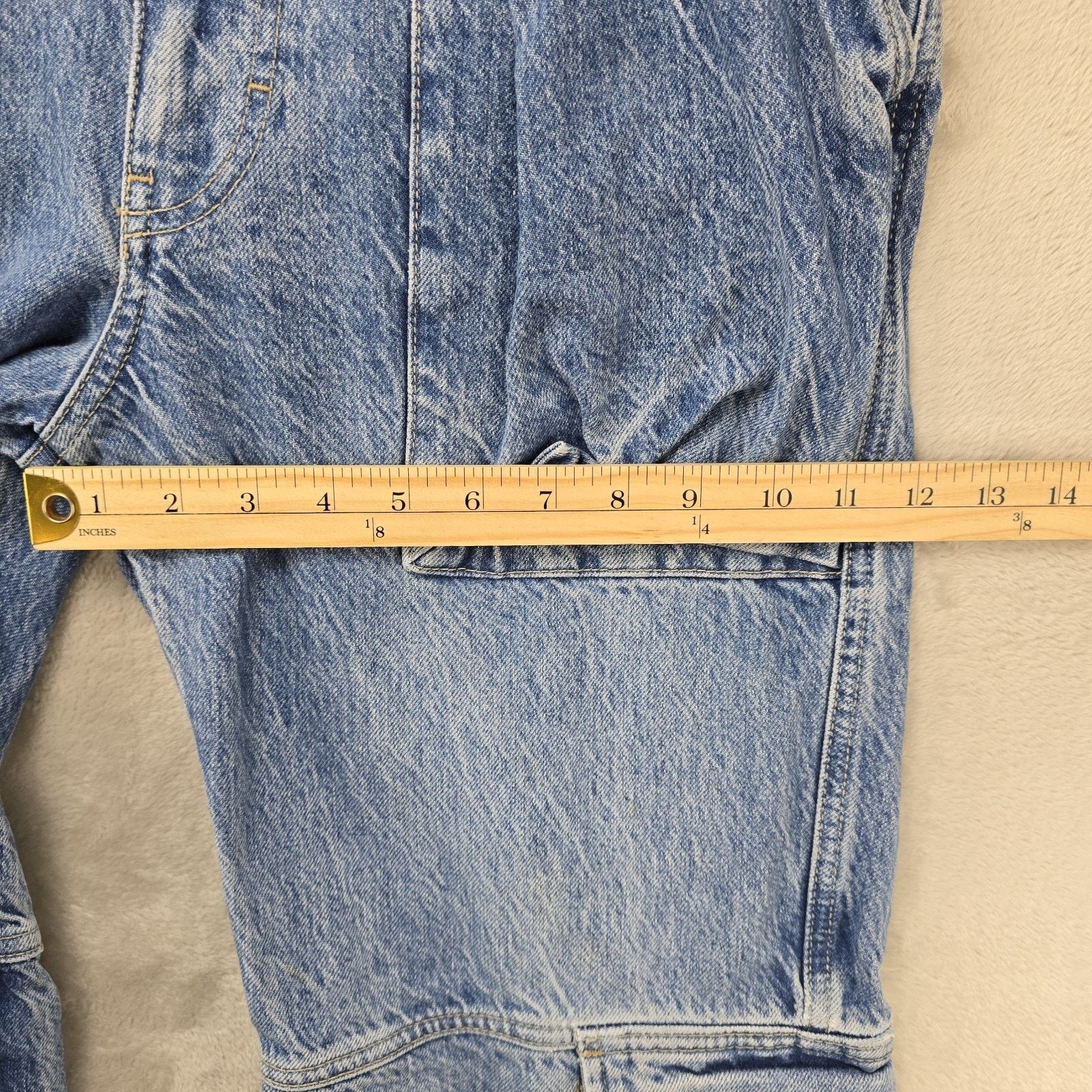 Free People Free People Jeans 26 (Fits 30x28) Marx Slouchy Cargo Size 26" / US 2 / IT 38 - 15 Thumbnail