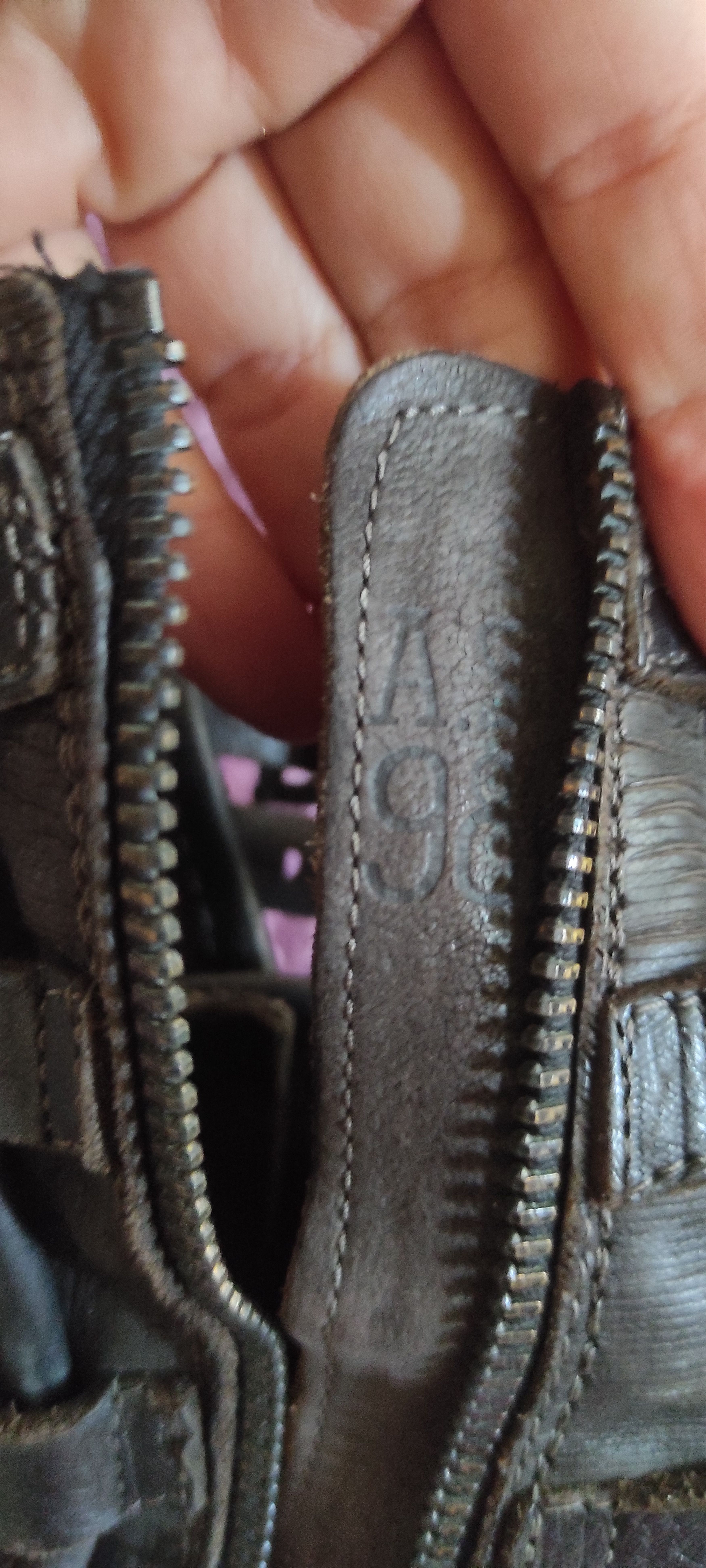 A.S.98 A.S.98 VTG Airstep Ankle Biker Boots Leather Zip Buckle Size US 9 / IT 39 - 16 Thumbnail