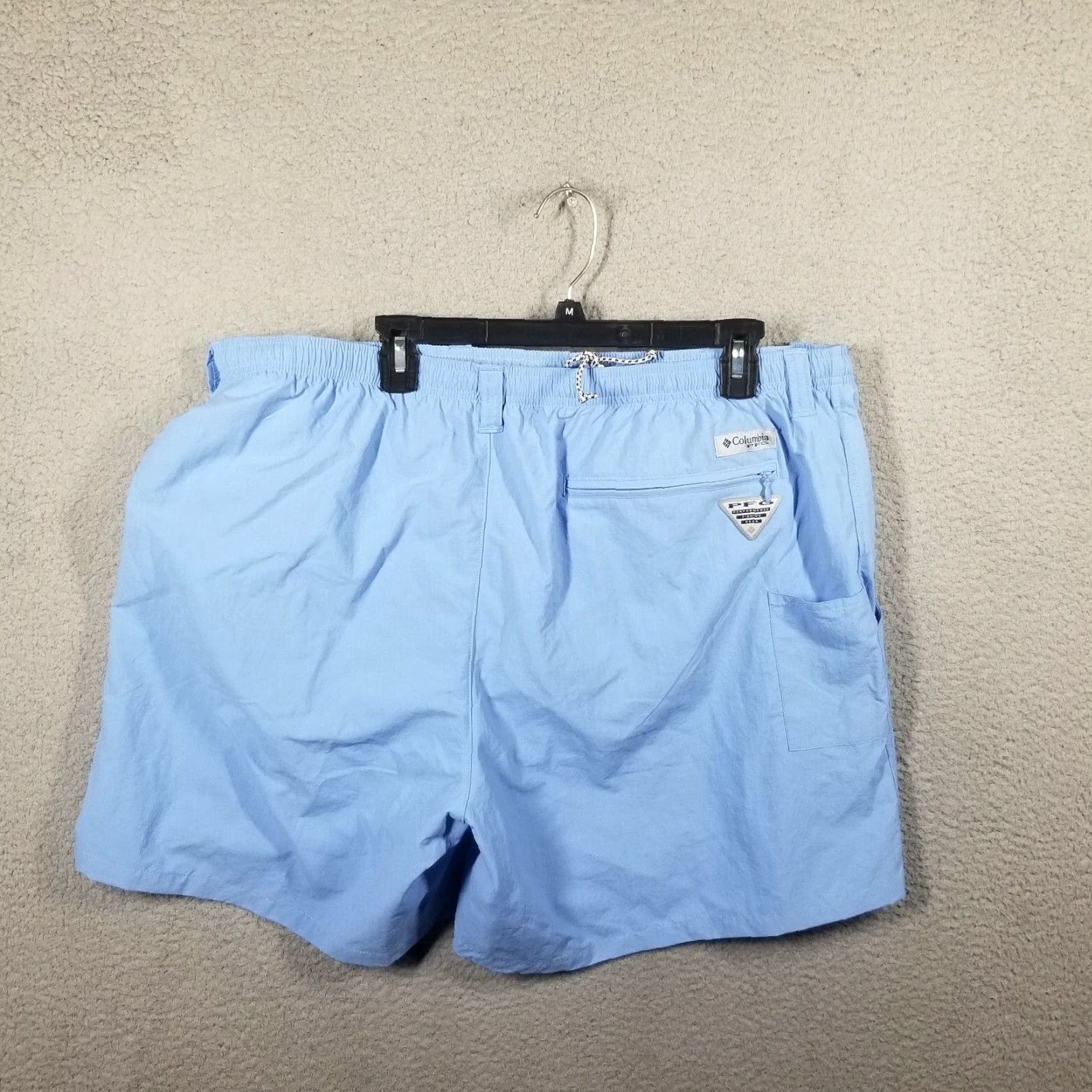 Vintage Columbia VINTAGE Men's PFG Backcast III Water Shorts 2XL 6" Inseam Blue Outdoor Fishing NWT Size US 39 - 2 Thumbnail