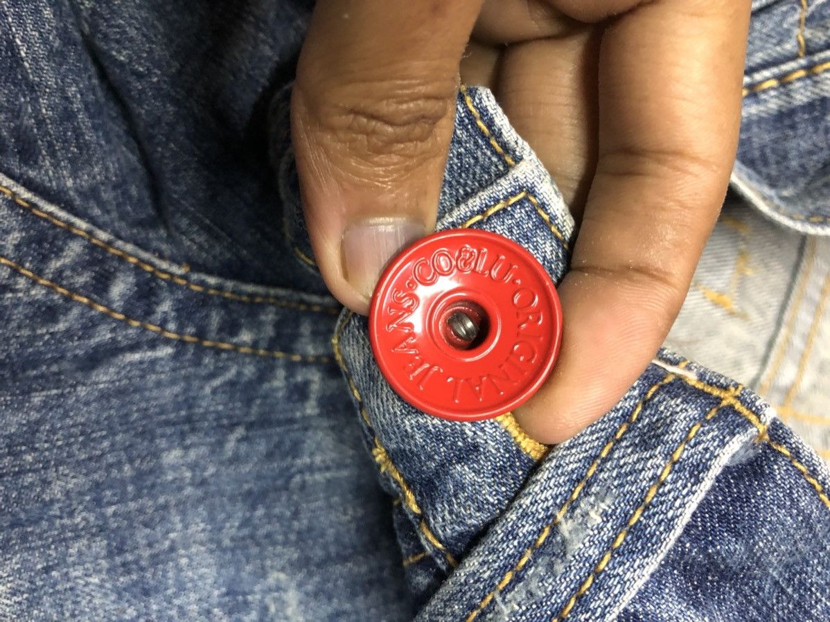 Japanese Brand FLARED⚡️SPELL OUT CO&LU JAPANESSE DENIM Size US 28 / EU 44 - 3 Thumbnail