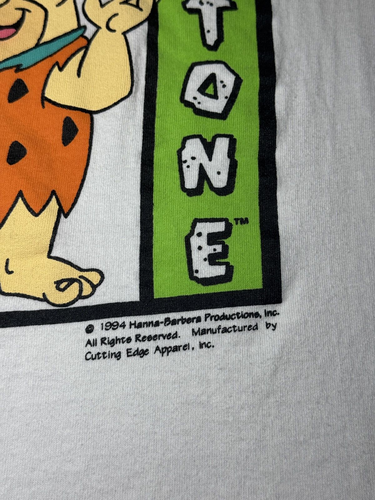 Cartoon Network 90s Fred Flinstone Hanna Barbera Cartoon Network L T Shirt Size US L / EU 52-54 / 3 - 3 Thumbnail