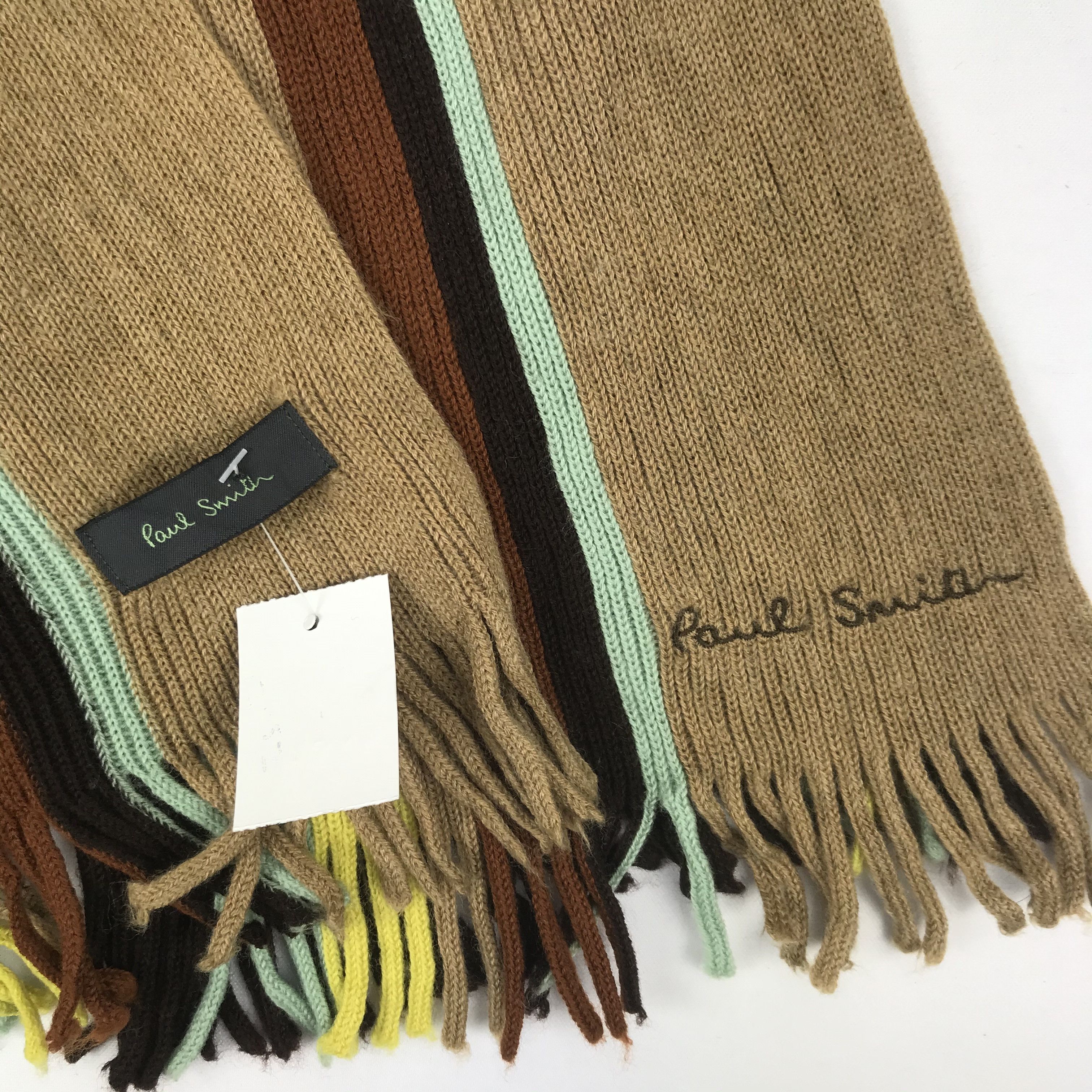 Paul Smith Vintage Paul Smith Scarf Muffler Wool Cashmere Scarves Size ONE SIZE - 4 Thumbnail