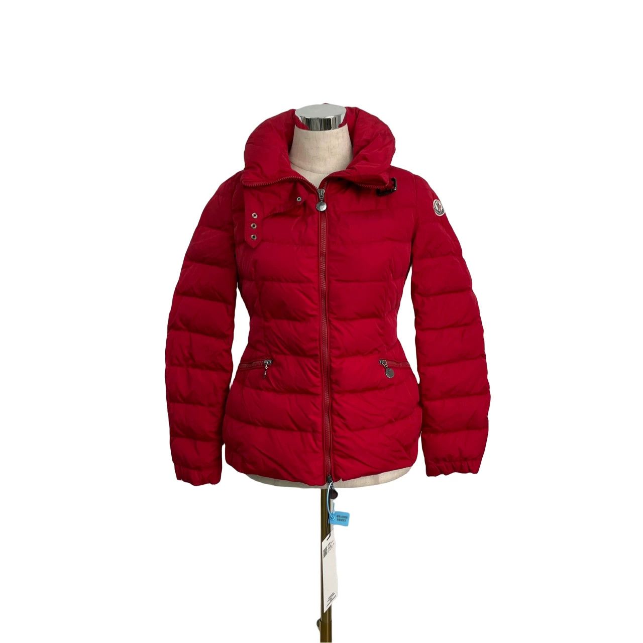 Moncler Moncler Red Down Jacket Size S / US 4 / IT 40 - 1 Thumbnail