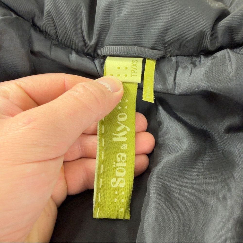 Soia & Kyo Soia & Kyo Women Size XS 80% Down 20% Feather Black Long Pu Size XS / US 0-2 / IT 36-38 - 2 Thumbnail