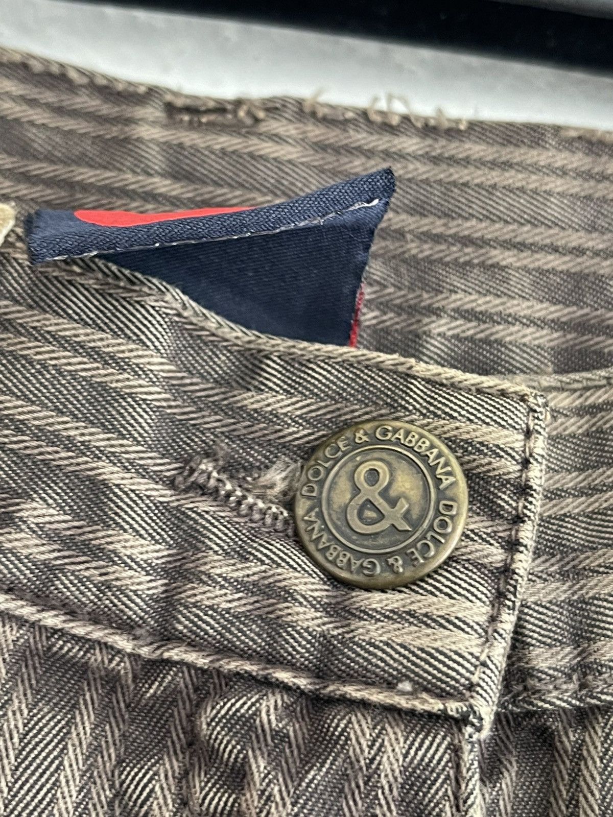 Dolce & Gabbana Dolce Gabbana Striped Pants Size US 29 - 4 Thumbnail