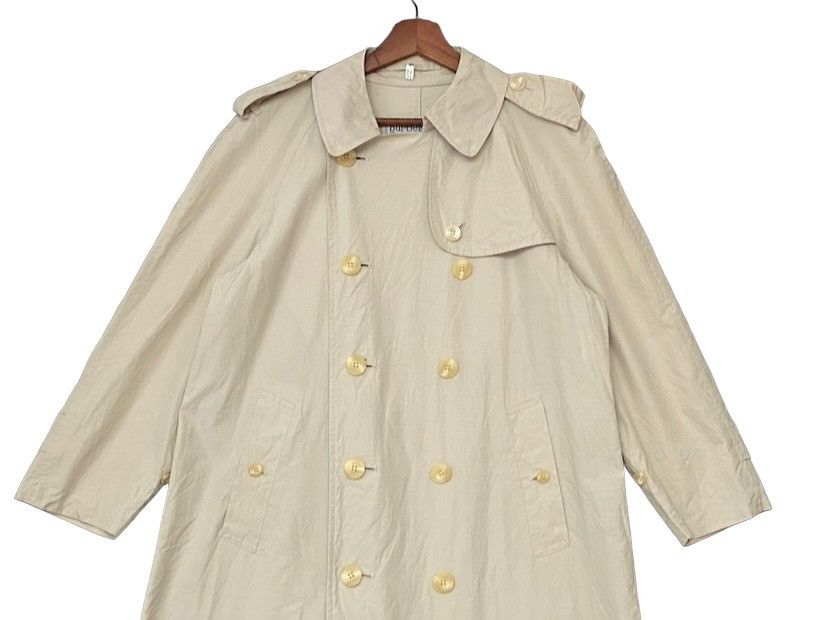 Burberry × Designer × Vintage Vintage Brand Burberry plain trench coat 1990s Size US L / EU 52-54 / 3 - 3 Thumbnail