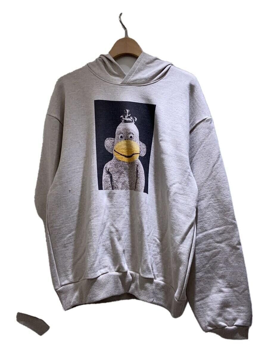 image of Kapital Ss24 Monkey Hoodie in Grey, Men's (Size 2XL)