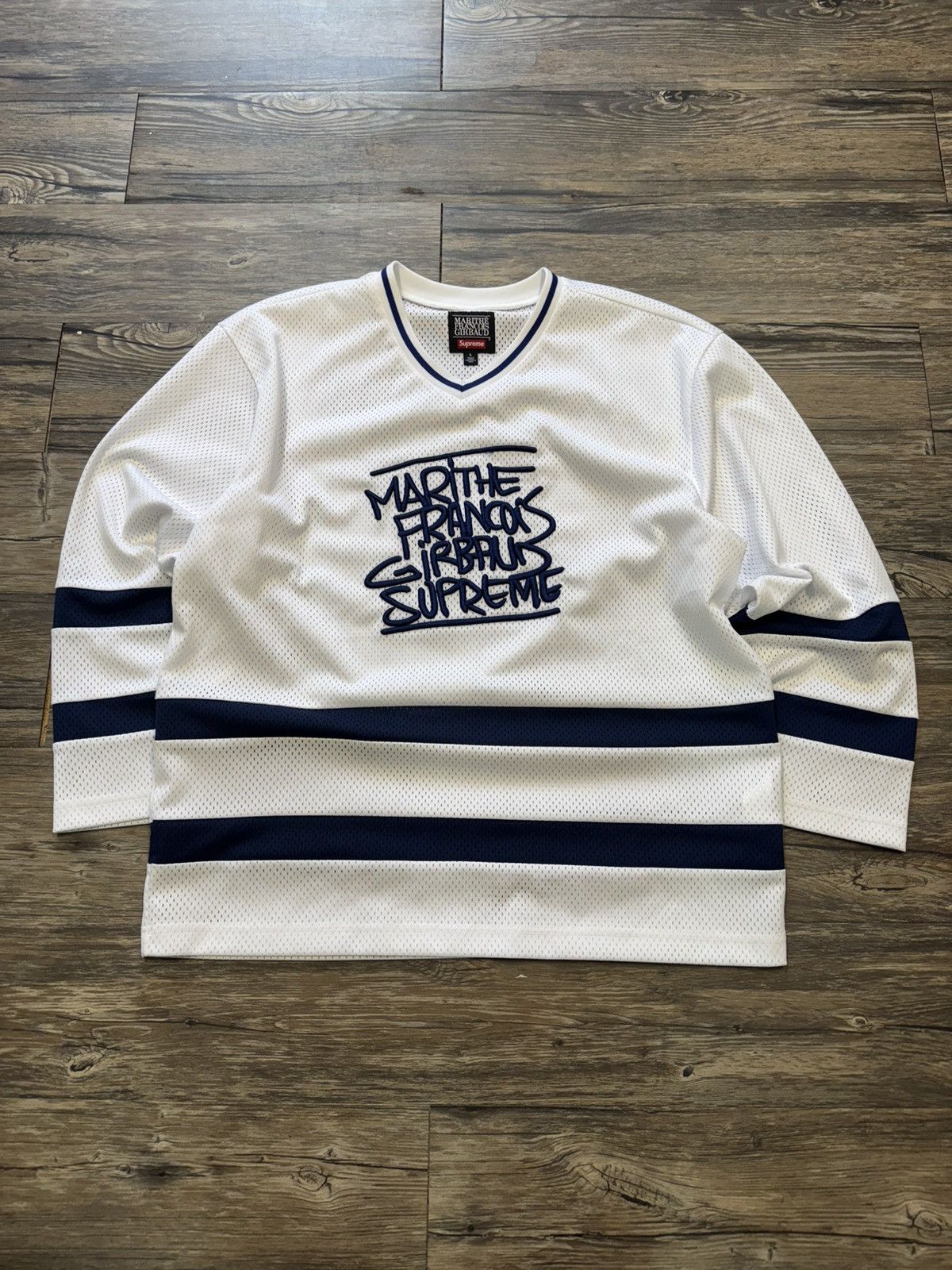 Supreme Supreme x Marithe François Girbaud Striped Jersey Size US S / EU 44-46 / 1 - 1 Thumbnail