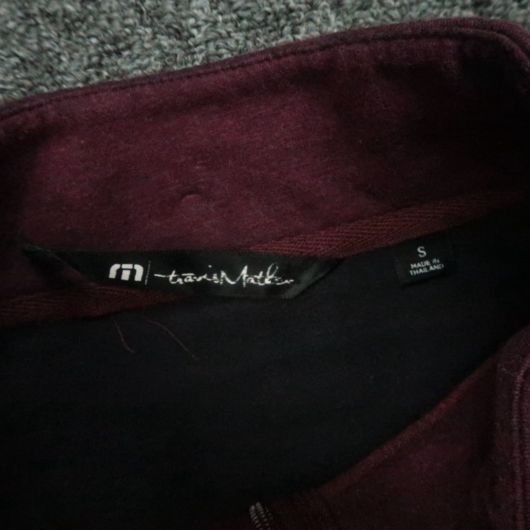 TravisMathew Travis Mathew Pullover Mens XL Red Cloud Quarter Zip Performance Stretch Shirt Size US XL / EU 56 / 4 - 3 Thumbnail