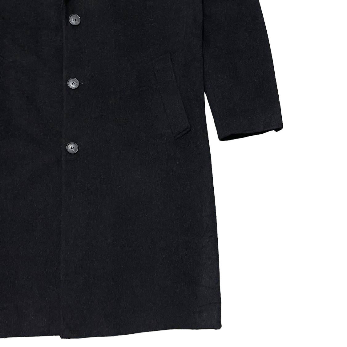 Japanese Brand Vintage Ron Bennett Luxury Wool Cashmere Overcoat Size US L / EU 52-54 / 3 - 4 Thumbnail