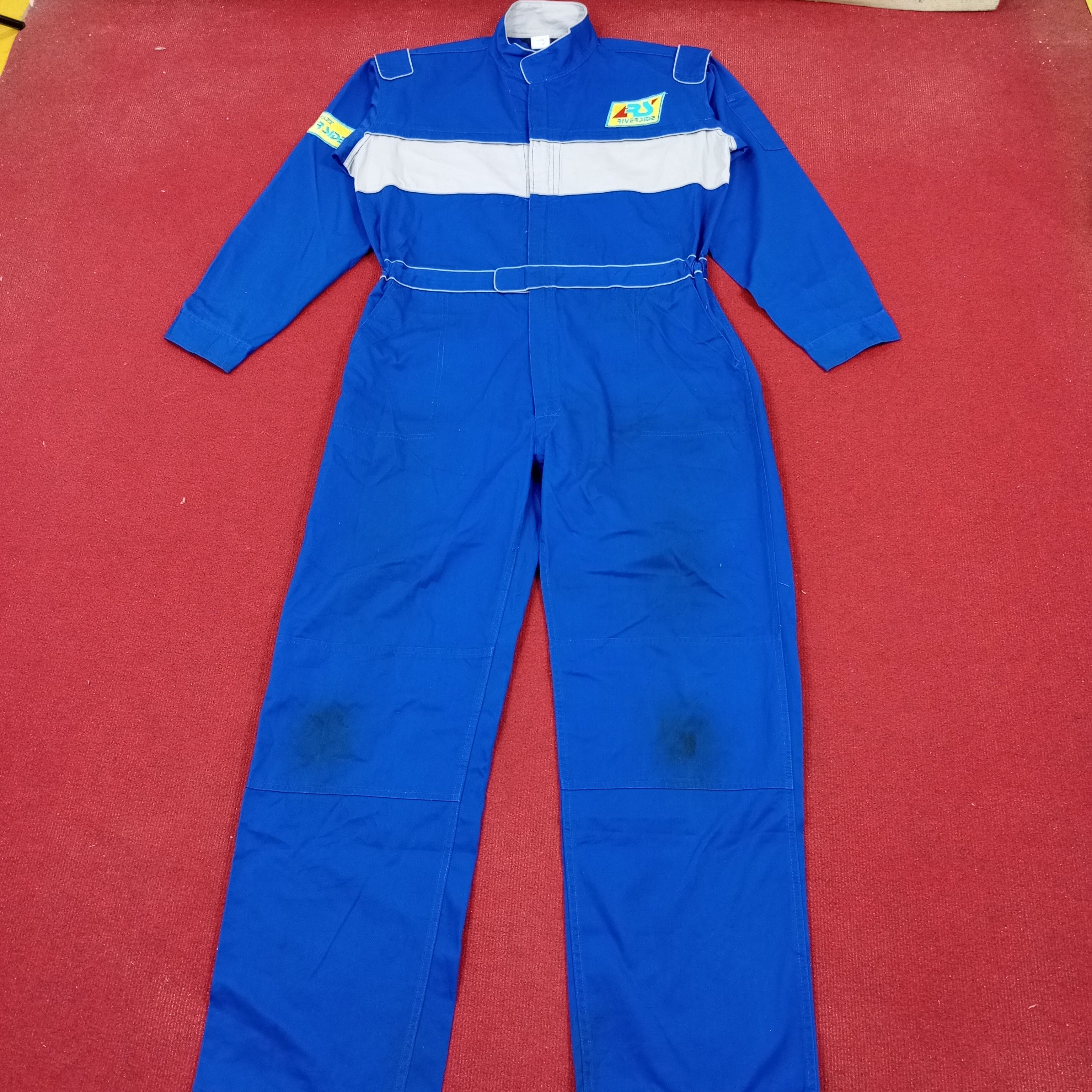 Vintage River Side Staff The Best Car Workwear Coverall Jacket Size US L / EU 52-54 / 3 - 4 Thumbnail