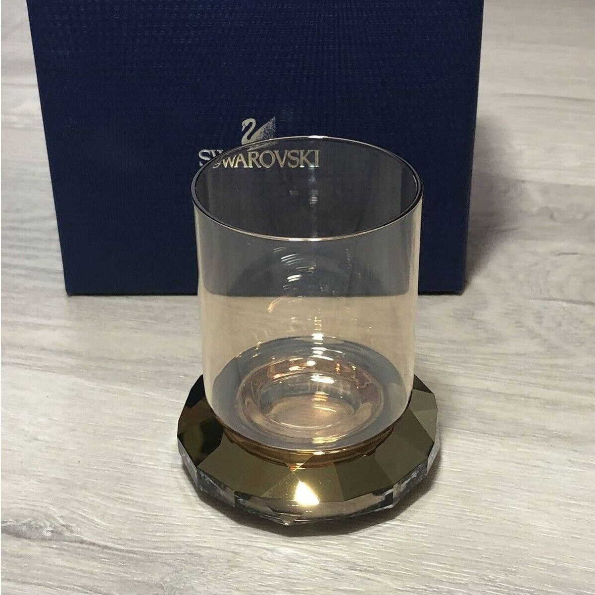 Swarovski Swarovski Crystal New 2016 Allure Tea Light In Gold Tone Size ONE SIZE - 1 Thumbnail
