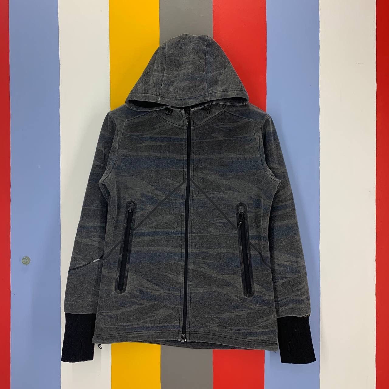 Quiksilver QUIKSILVER Camouflage Zipper Hoodie #2398-12 Size US M / EU 48-50 / 2 - 1 Thumbnail