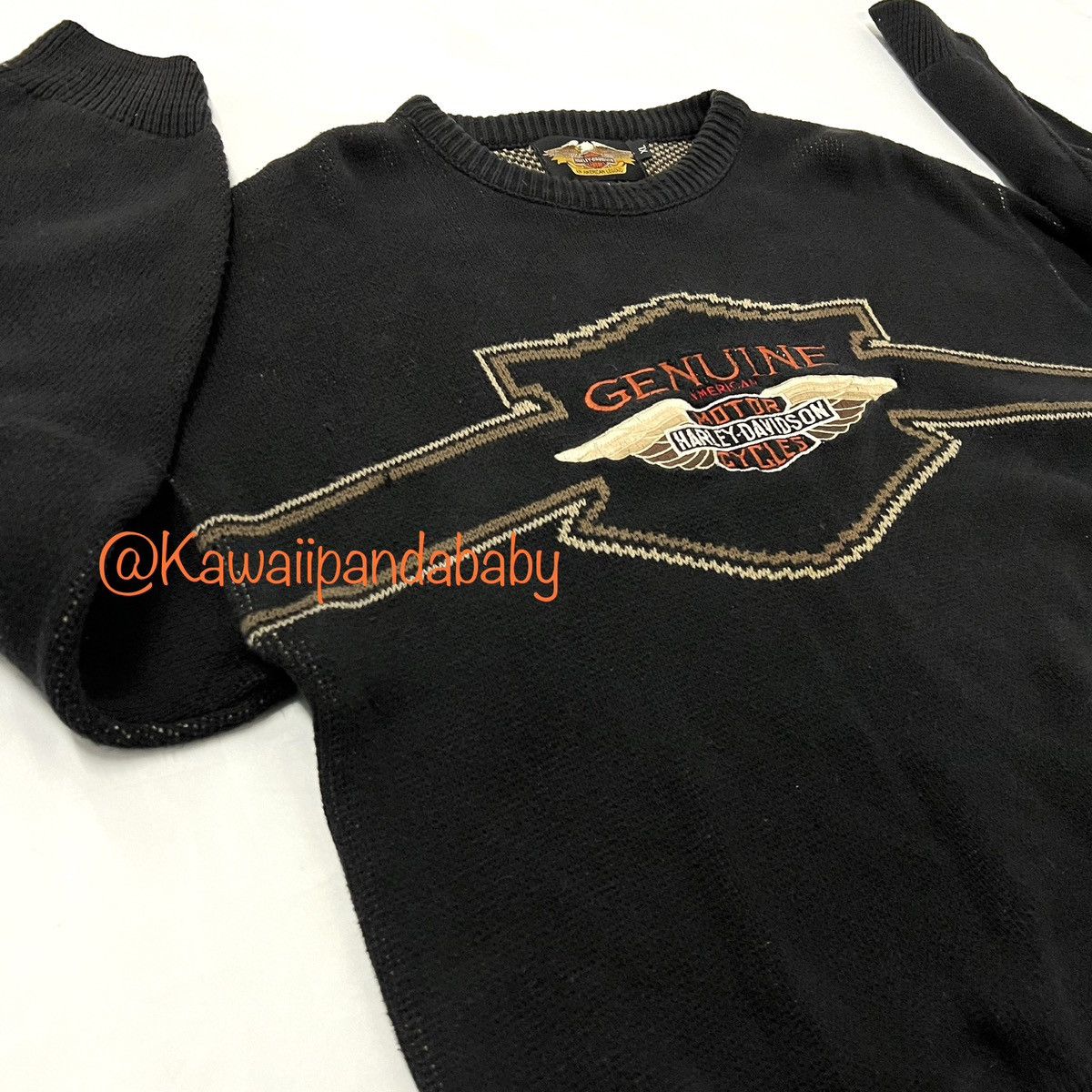 Harley Davidson Vintage Harley Davidson Sweater Size US XL / EU 56 / 4 - 7 Thumbnail