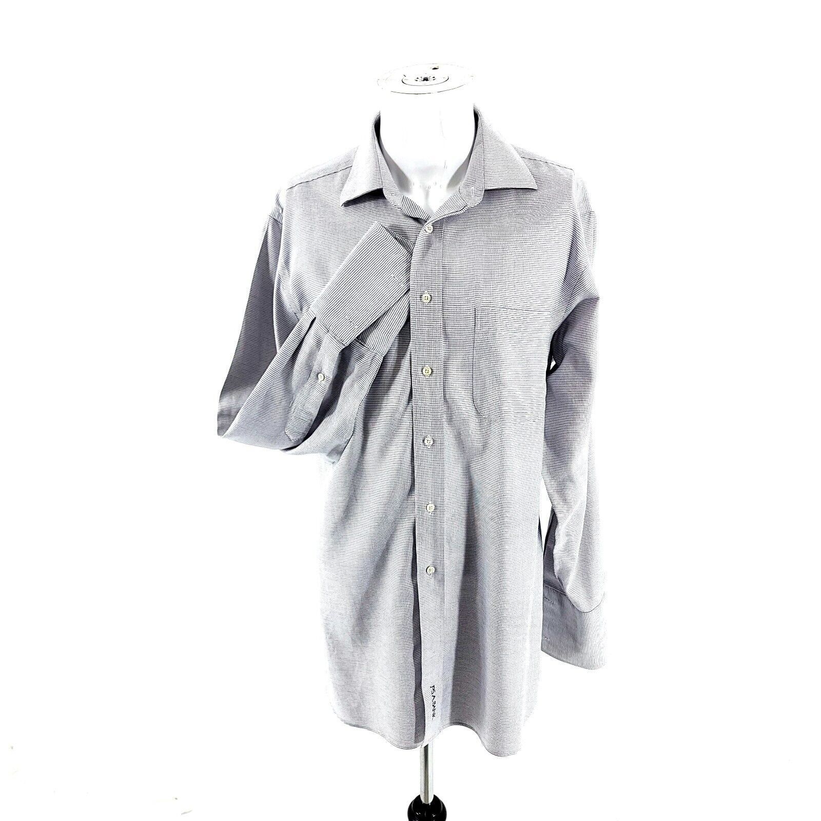 Jos. A. Bank Jos A Bank Signature Button Front Dress Shirt 16-33 White Bl Size US L / EU 52-54 / 3 - 1 Thumbnail