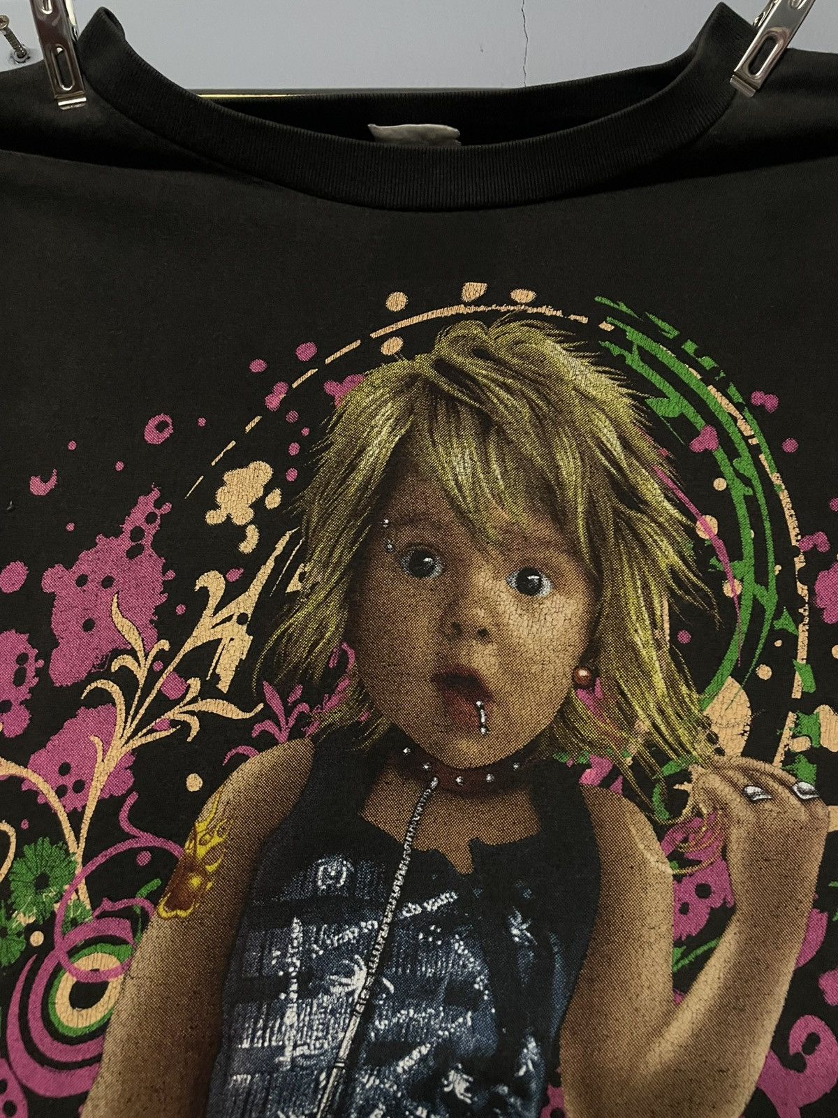 Vintage 1990s Punk Not Dead Girl Mass Media Sunfaded Tshirt Short Sleeve T Shirts