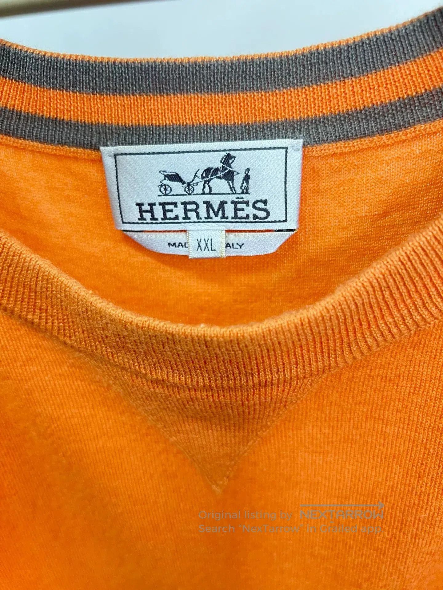 Hermes Hermes Cashmere Knit Sweater XXL. Size US XXL / EU 58 / 5 - 3 Thumbnail
