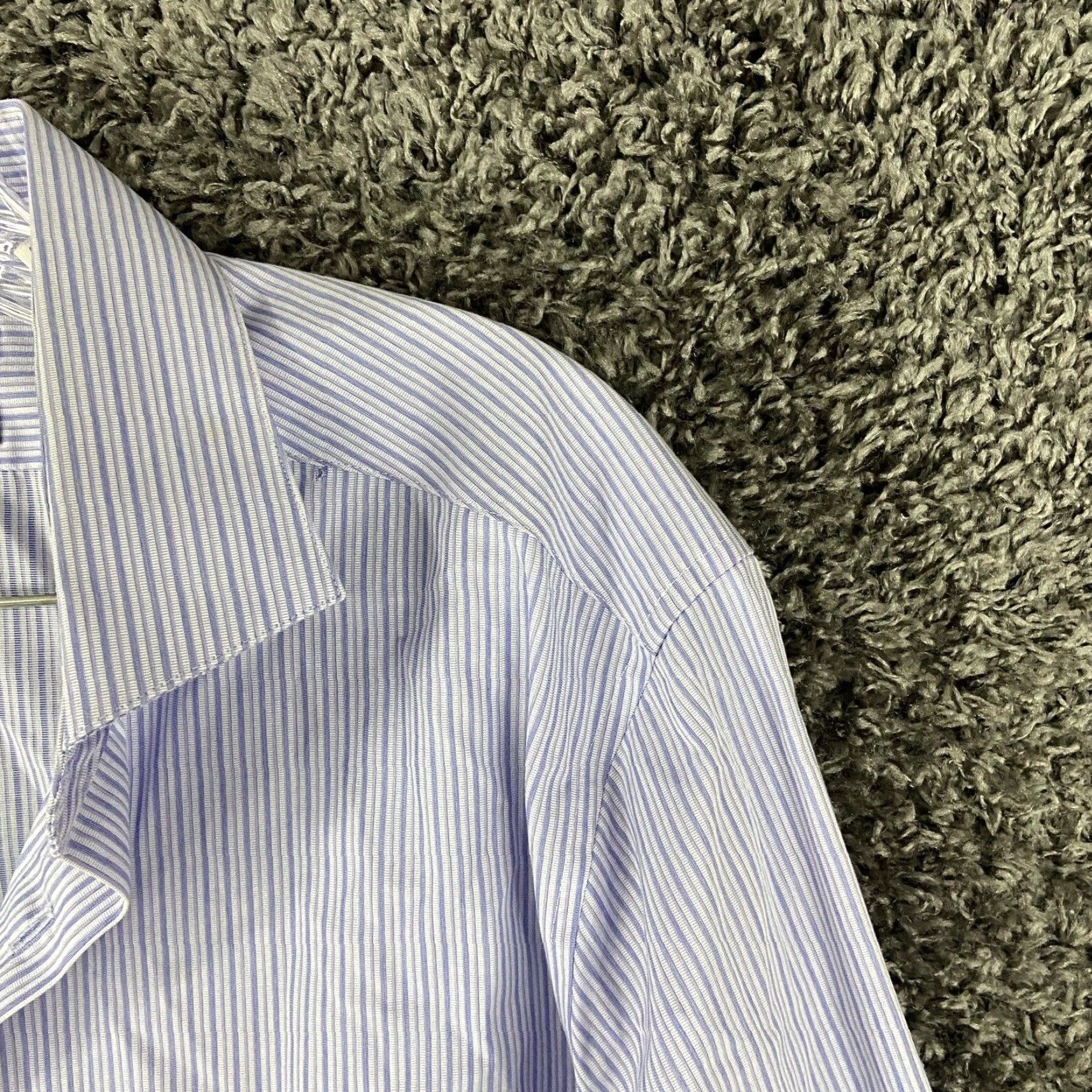 Calvin Klein VINTAGE? No, it's Calvin Klein — Slim Fit Dress Shirt — Men — 16.5 34/35 — Purple Long Sleeve Button Up Size US L / EU 52-54 / 3 - 4 Thumbnail