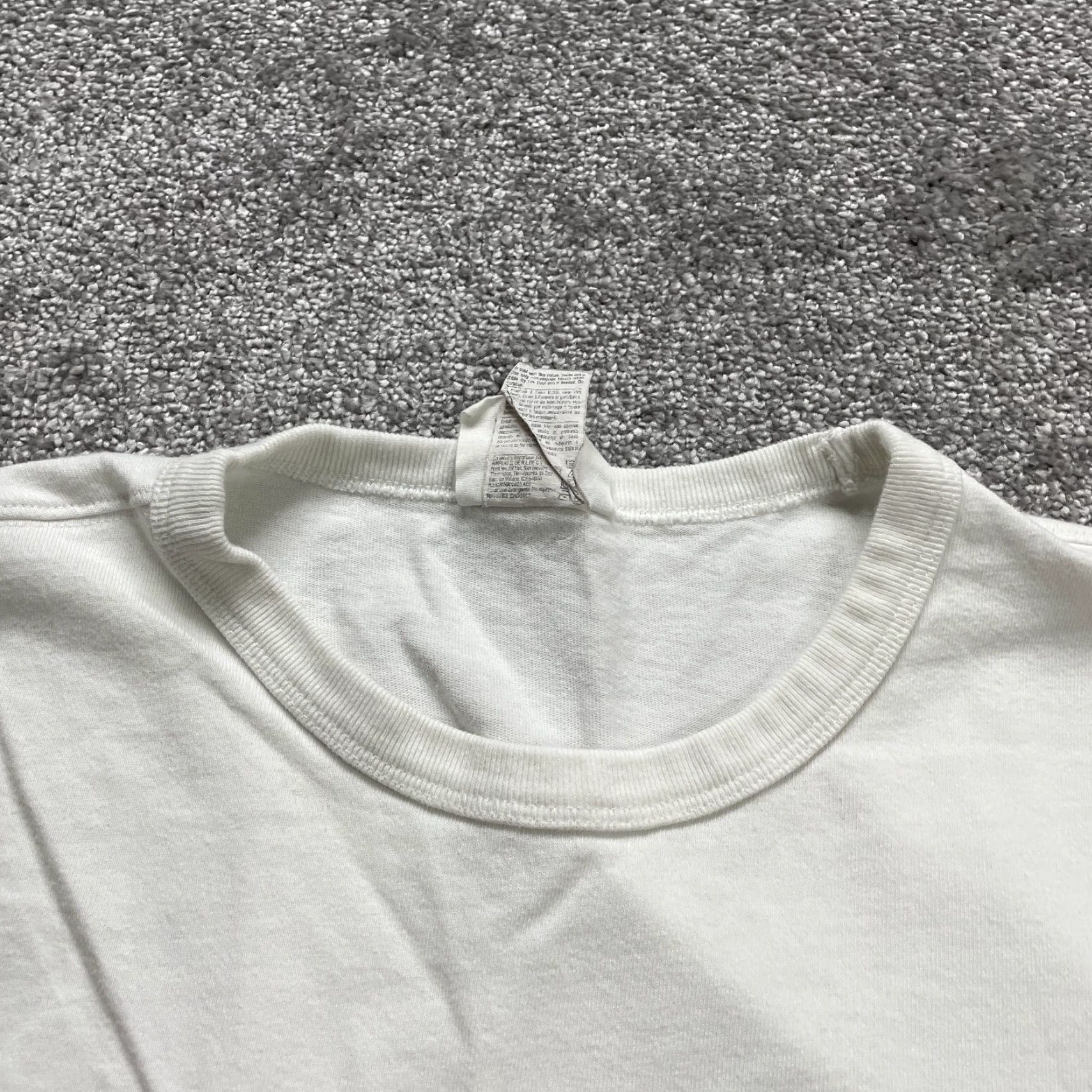 Champion Champion Graphic T-Shirt Women XL White Crew Neck Short Sleeve Cotton Casual Top - Regular Fit, 100% Cotton, Basic Tee, 90s? (No, avoid adding decade) Size XL / US 12-14 / IT 48-50 - 3 Thumbnail