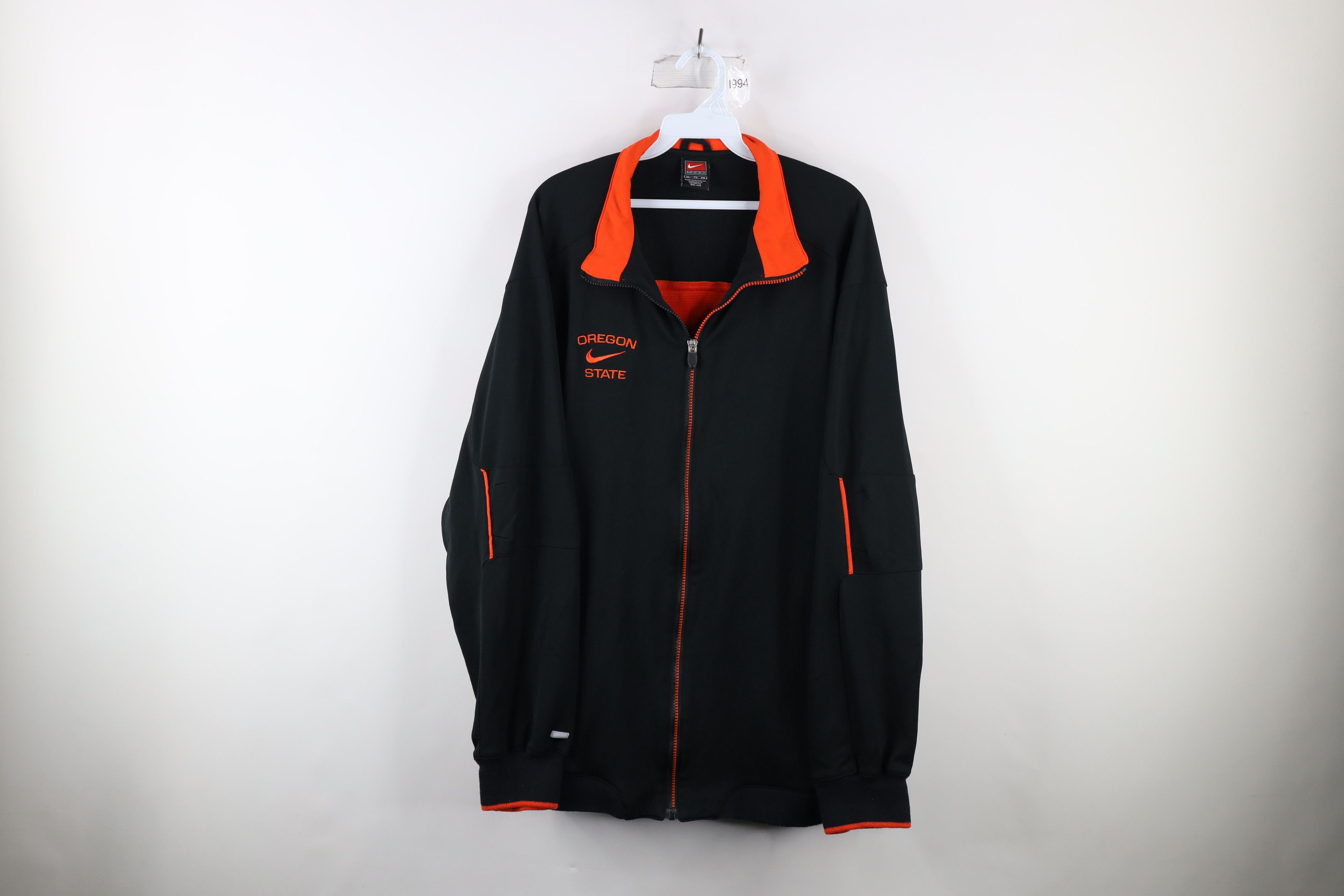 image of Nike Oregon State University Football Jacket Black, Men's (Size XL)