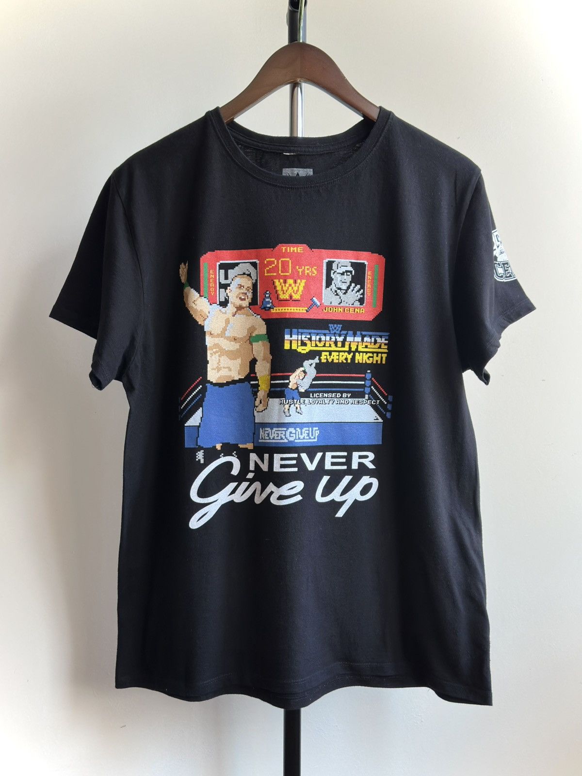 Vintage × WWE × WWF VINTAGE JOHN CENA NEVER GIVE UP 20 YEARS WWE PROMO TEE Size US L / EU 52-54 / 3 - 1 Thumbnail