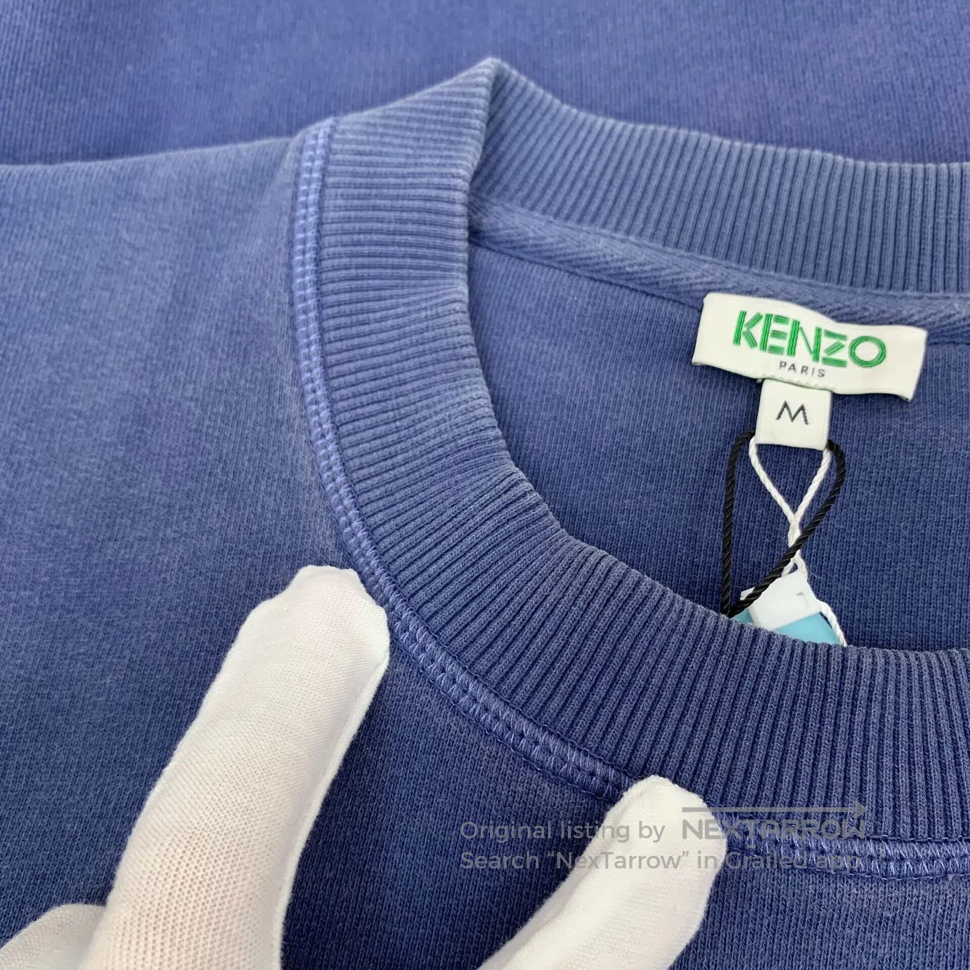 Kenzo Kenzo Blue Tiger Head Logo Letter Embroidered Cotton Crew Size US M / EU 48-50 / 2 - 9 Thumbnail
