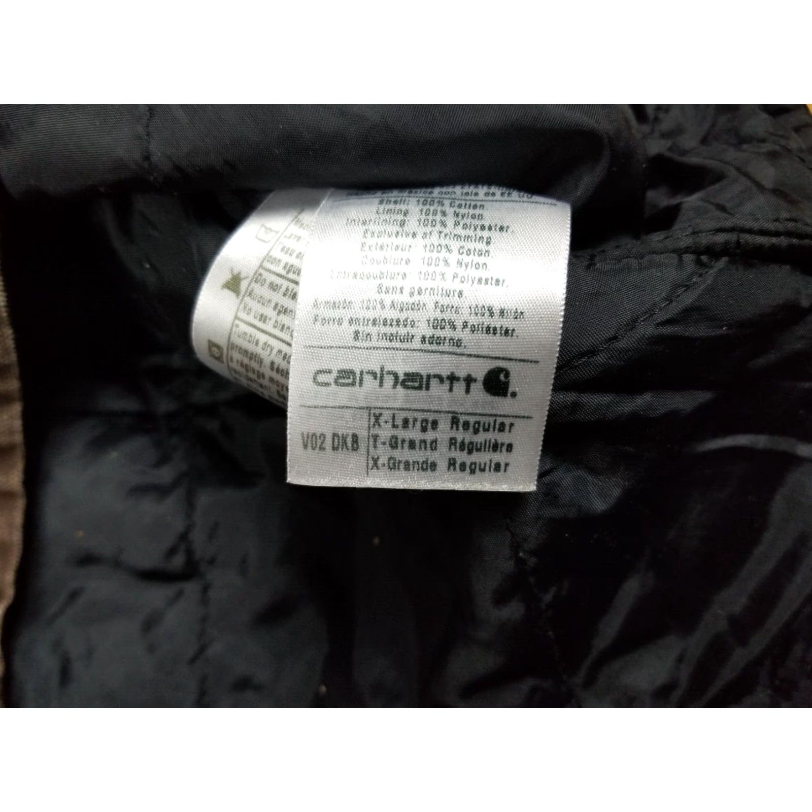 Champion VINTAGE CARHARTT BROWN DUCK QUILT LINED VEST JACKET SZ XLARGE Size US L / EU 52-54 / 3 - 6 Thumbnail