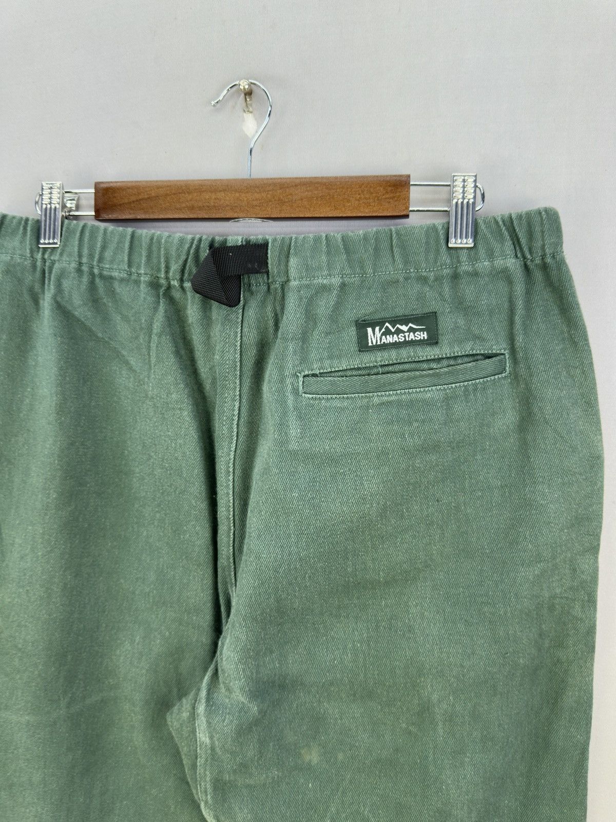 Manastash Manastash Olive Green Hemp Pants Size US 32 / EU 48 - 6 Thumbnail