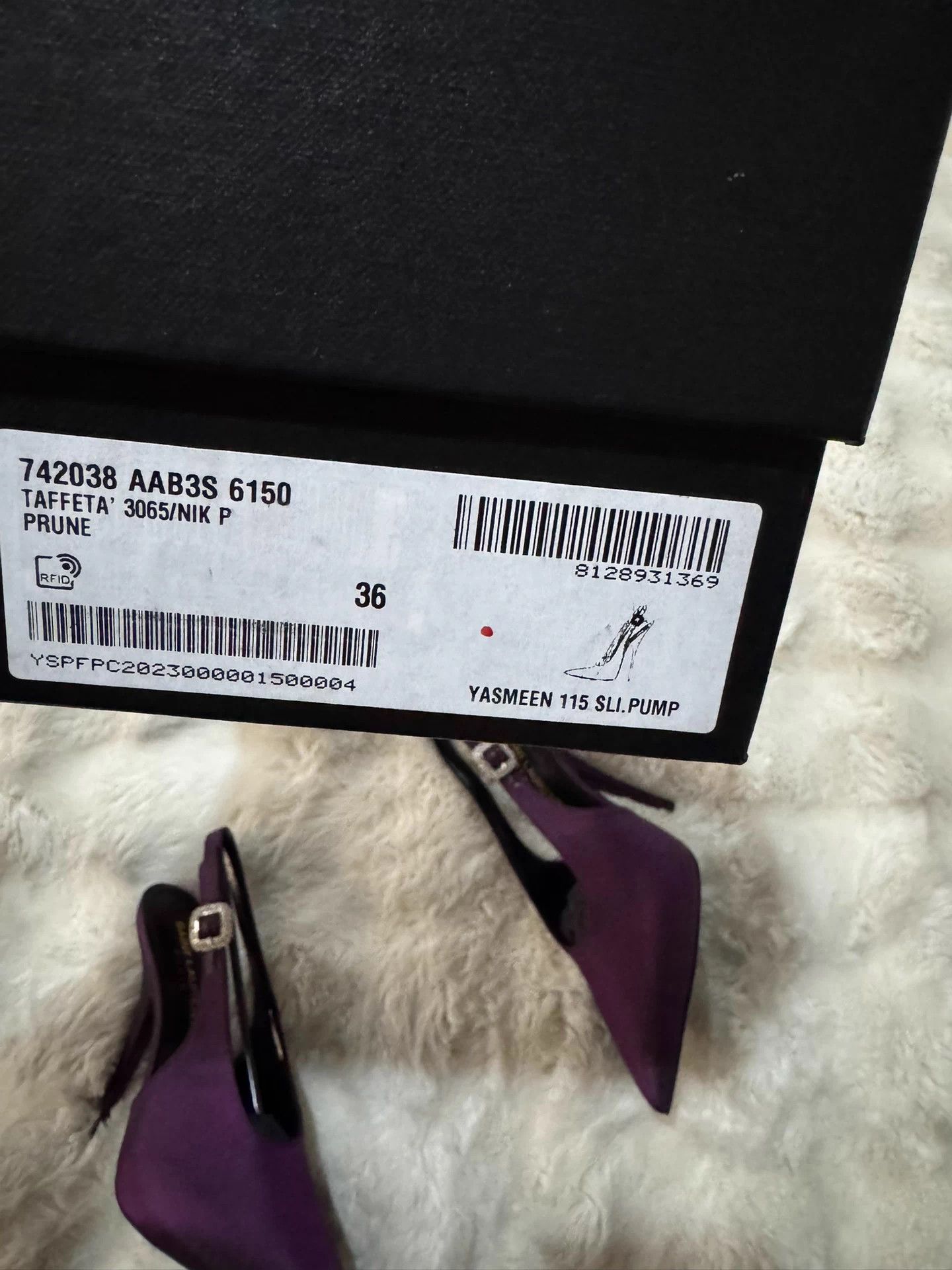 Saint Laurent Paris Saint Laurent New Gradient Purple Heels 36 Size US 5 / IT 35 - 9 Thumbnail